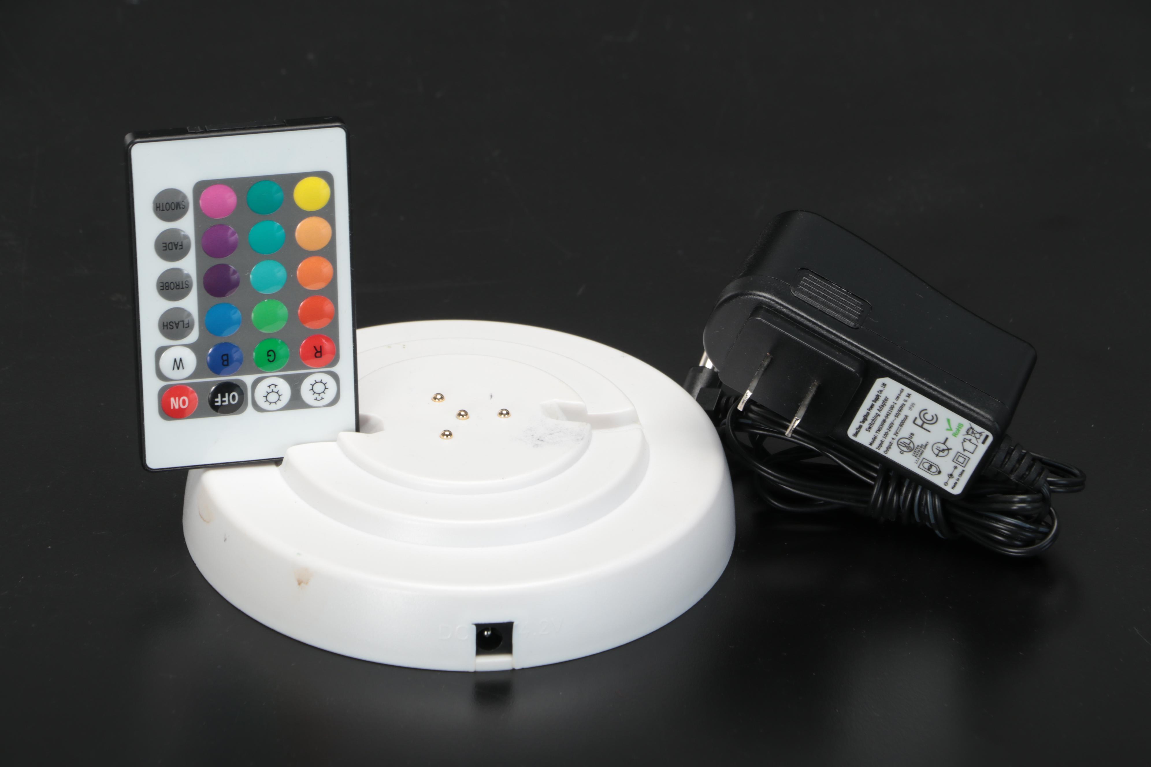 Large Color Changing Rechargeable LED Orb Lights With Remote