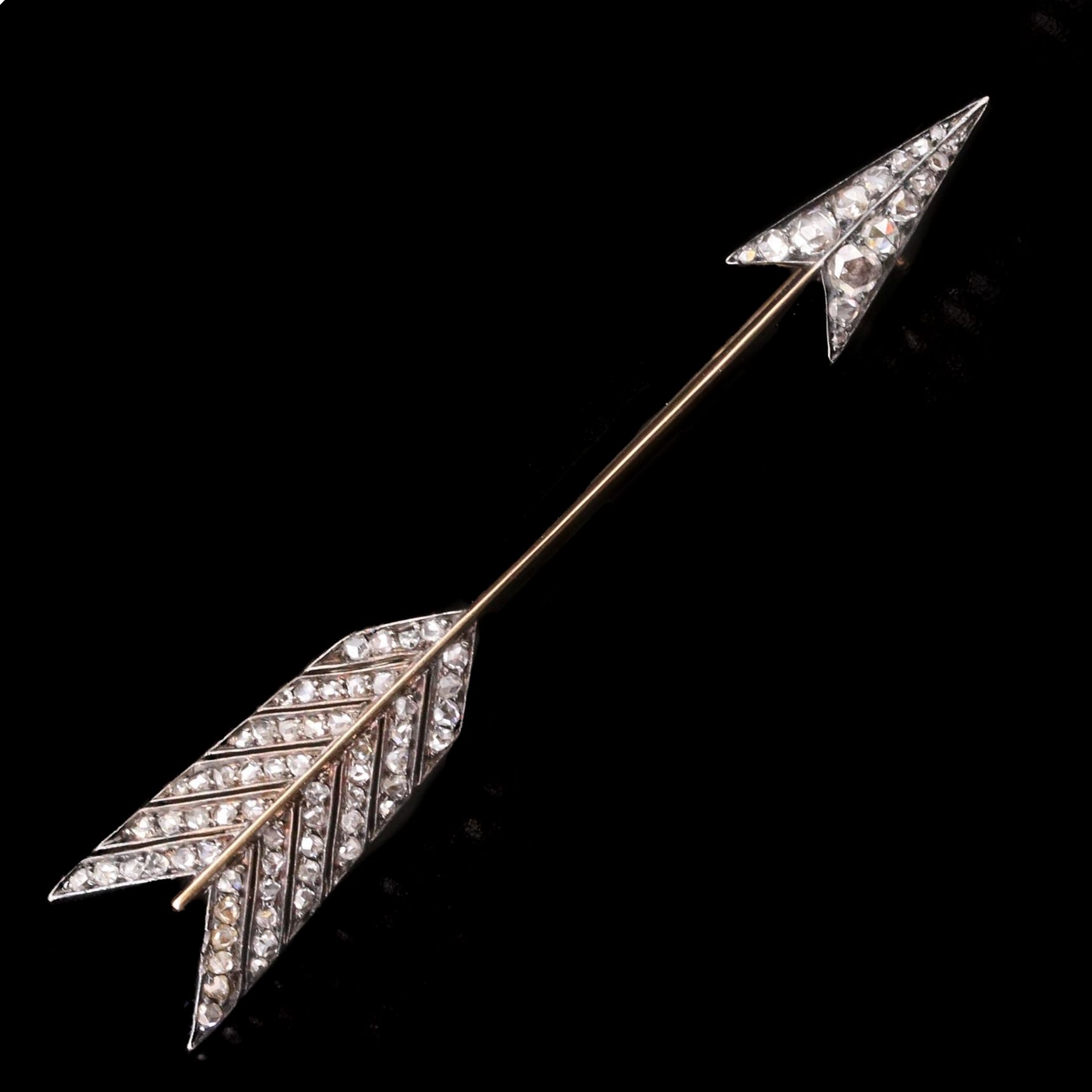Antique Tiffany & Co. 0.55 CTW Diamond Arrow Brooch, Circa 1900