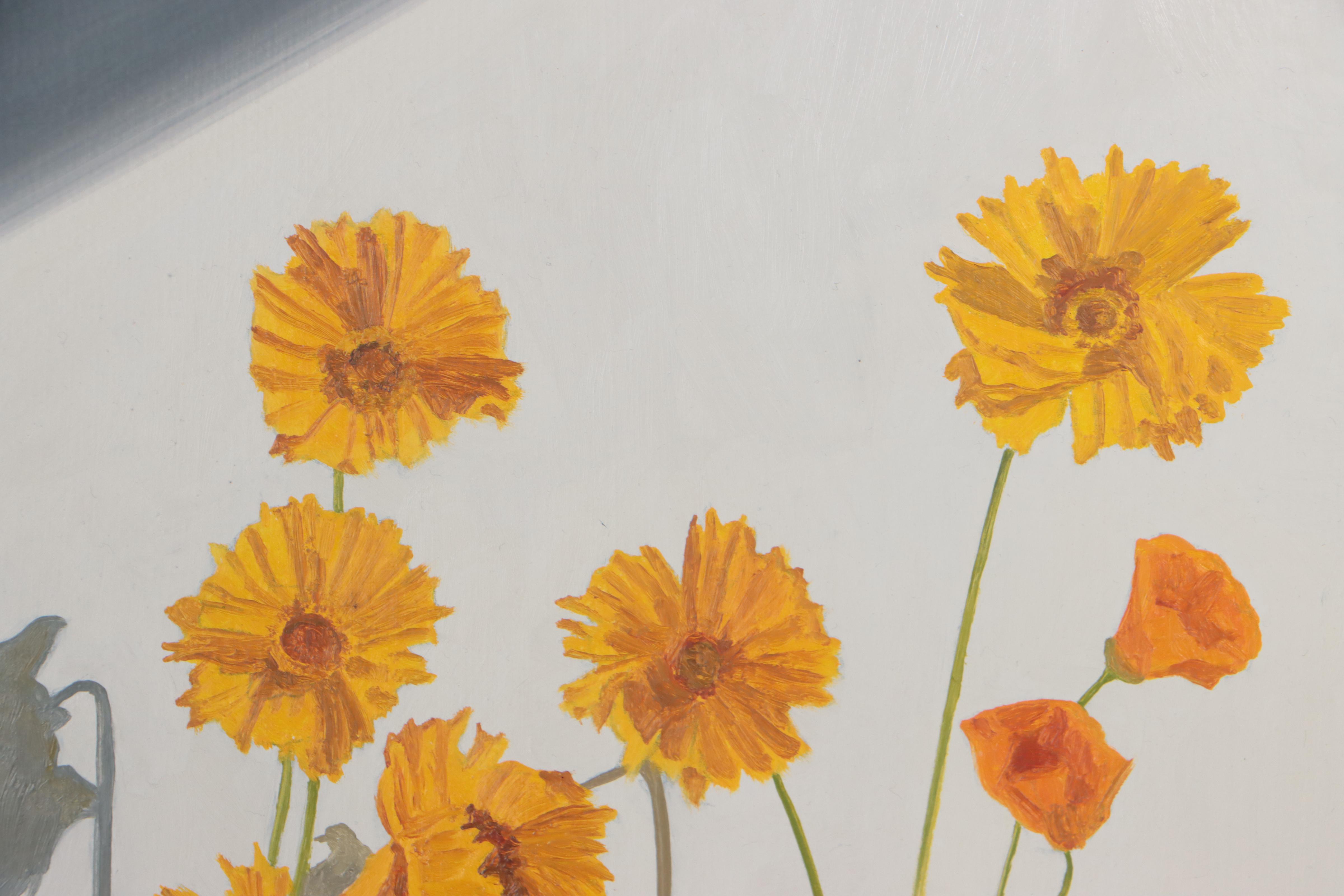 Peter Lentini Oil Painting "Frolic," 21st Century