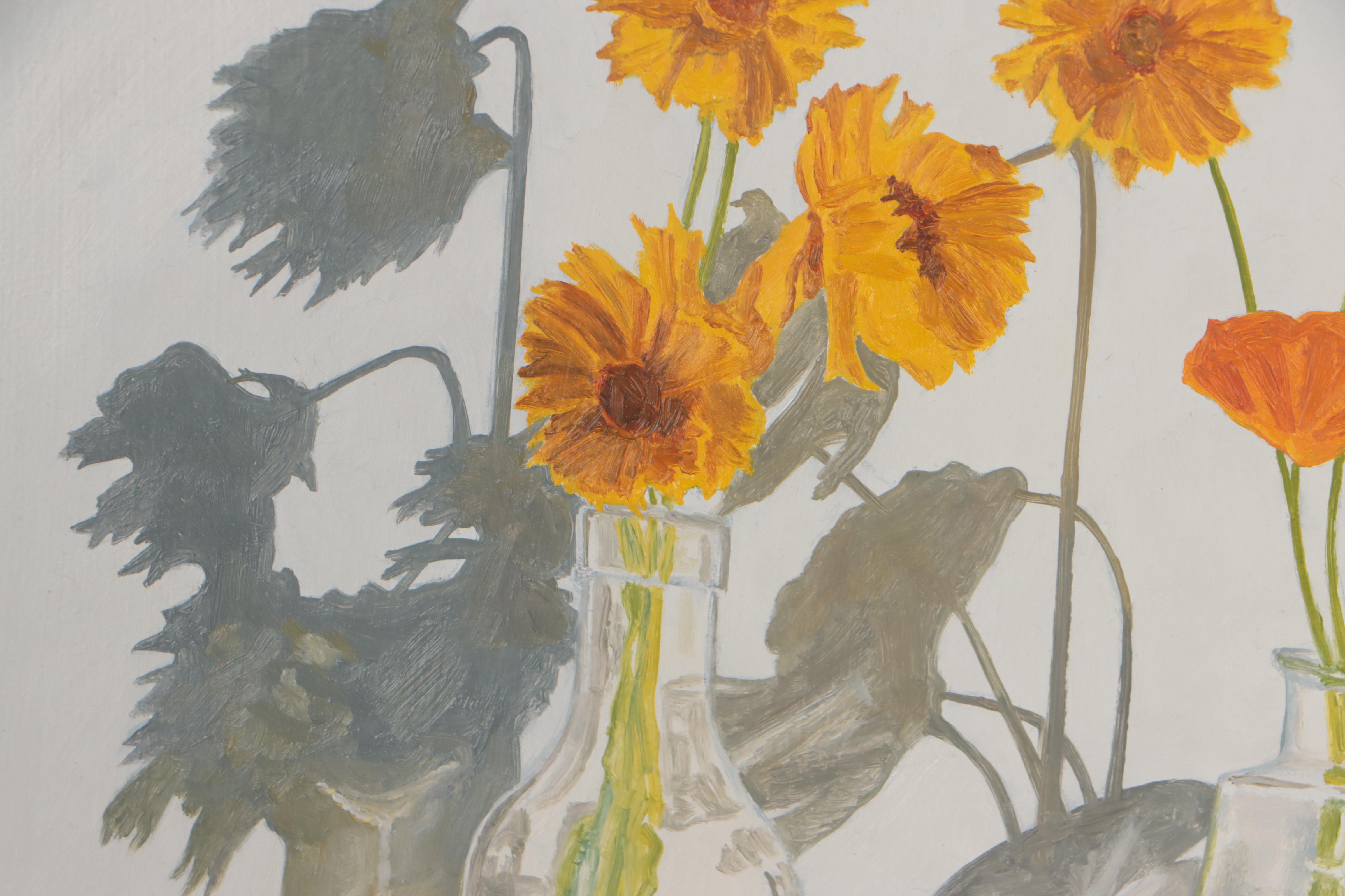 Peter Lentini Oil Painting "Frolic," 21st Century