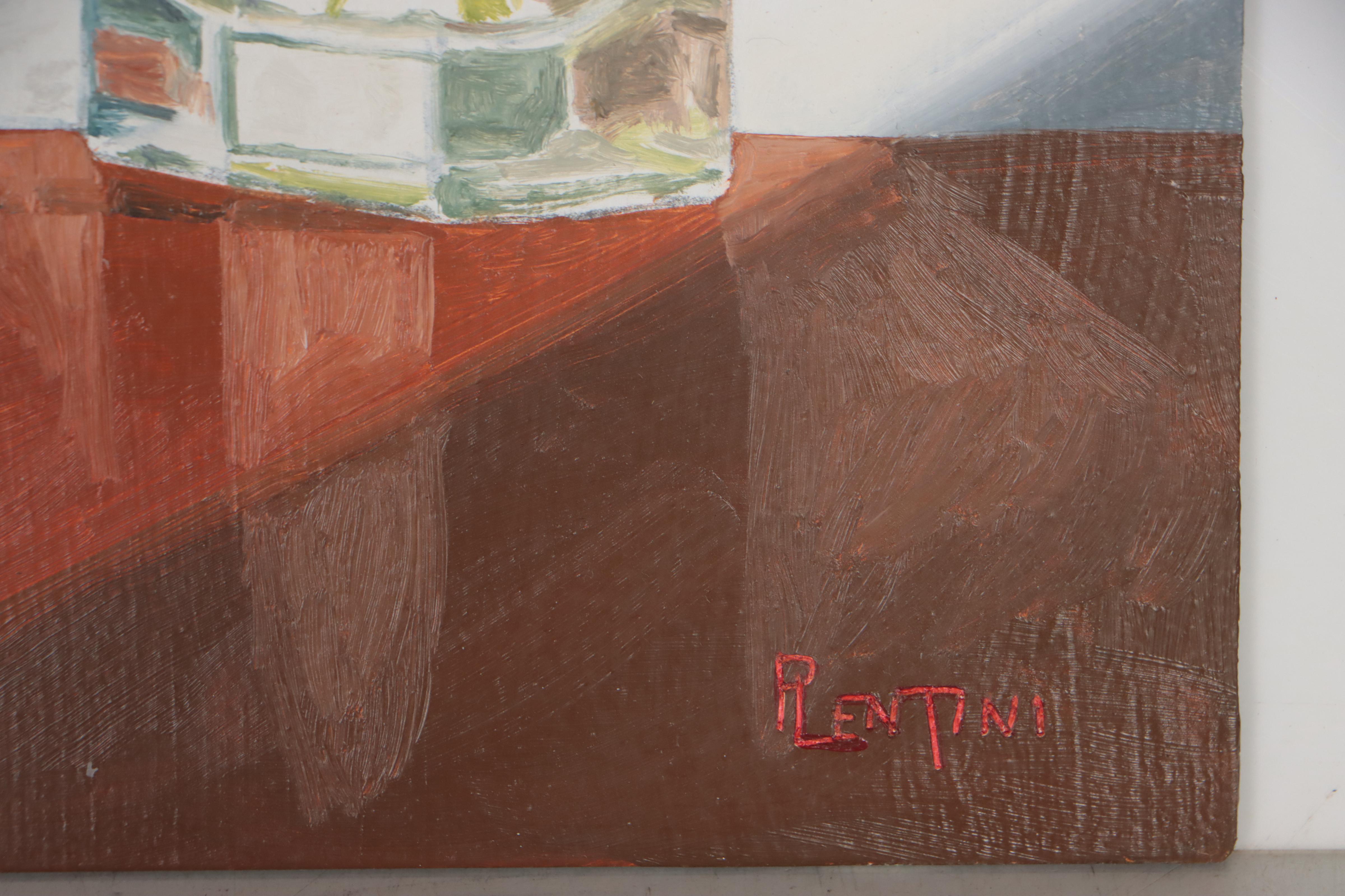 Peter Lentini Oil Painting "Frolic," 21st Century