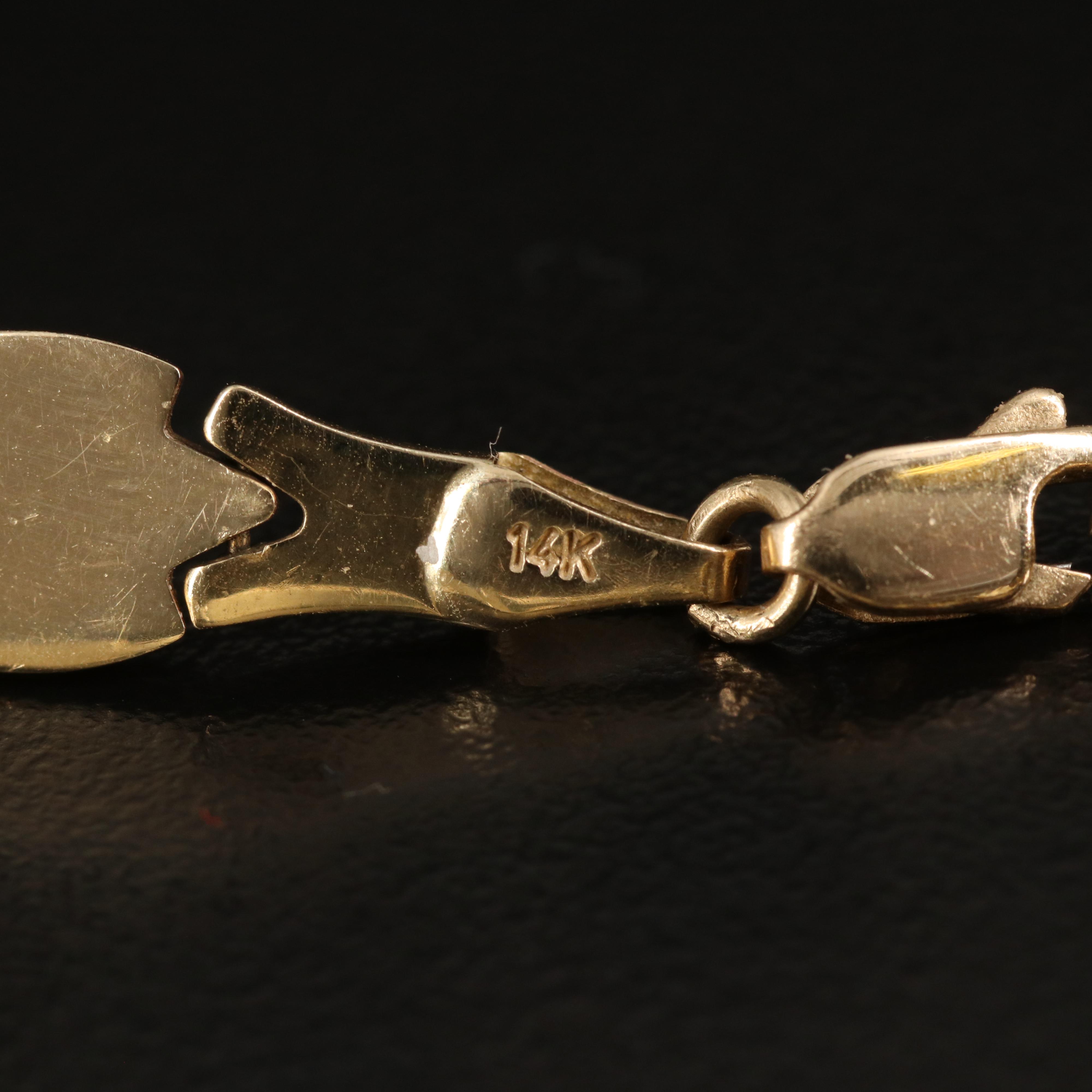 14K Tri-Color Bracelet