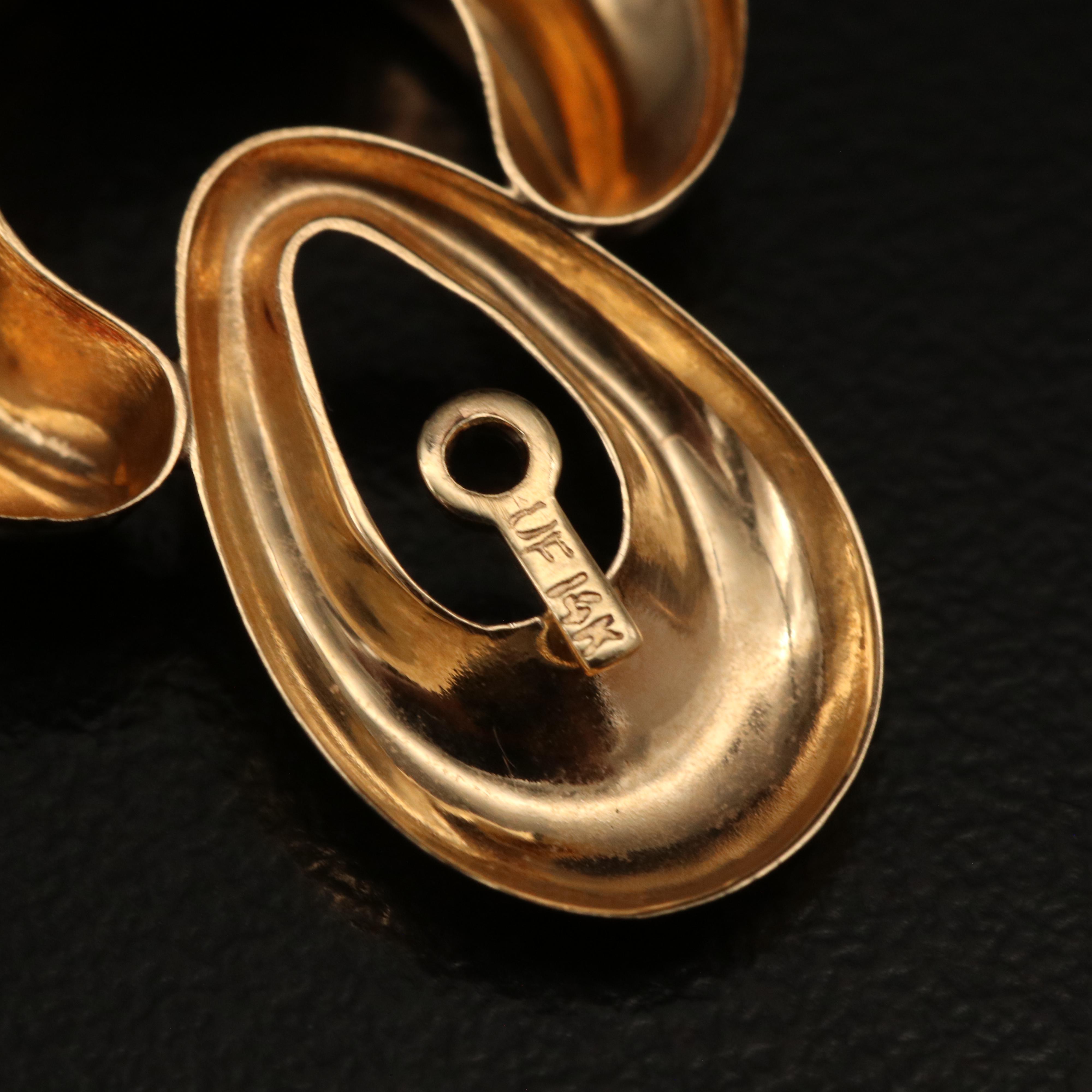 14K Door Knocker Earring Enhancers