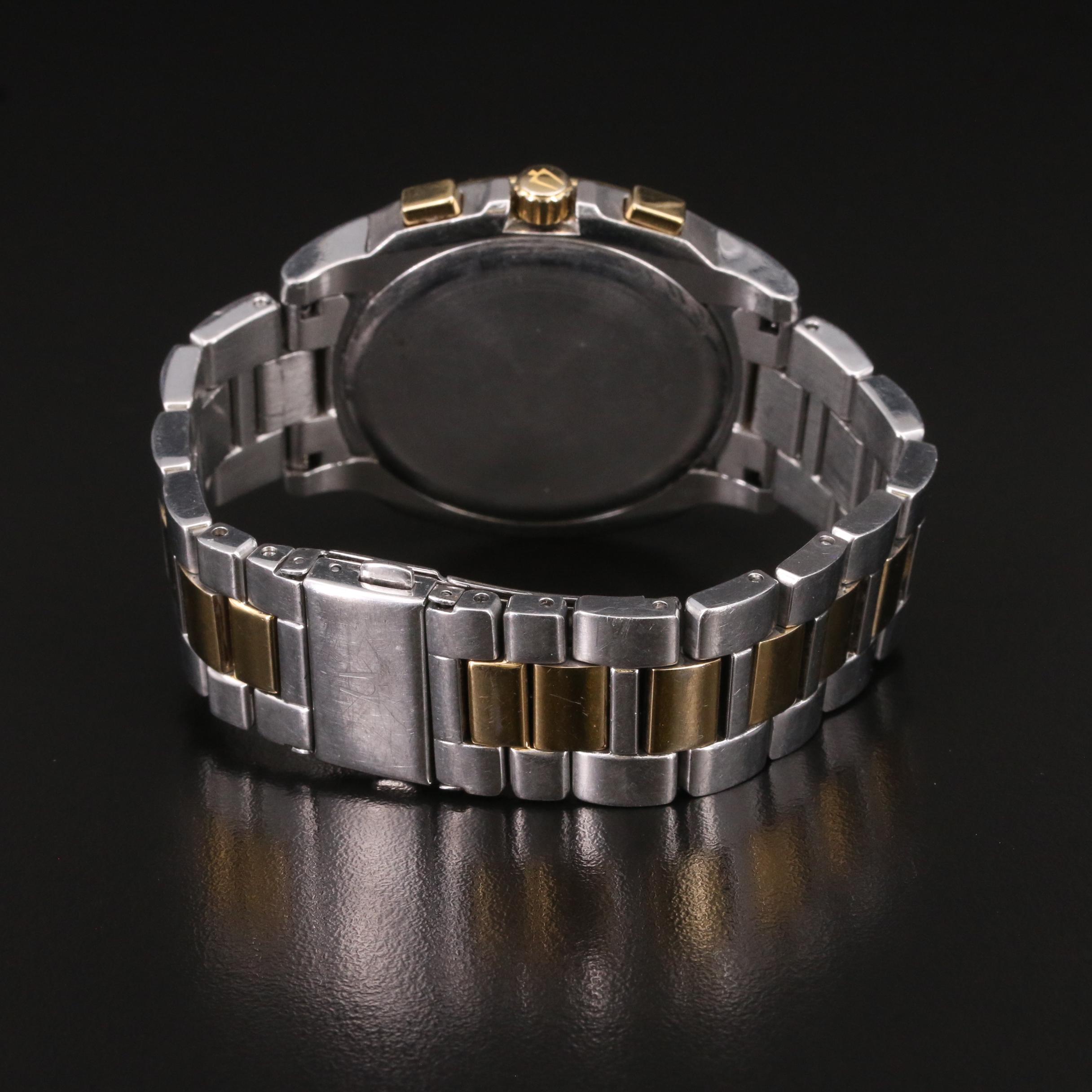 Bulova Two-Tone Chronograph Quartz Watch