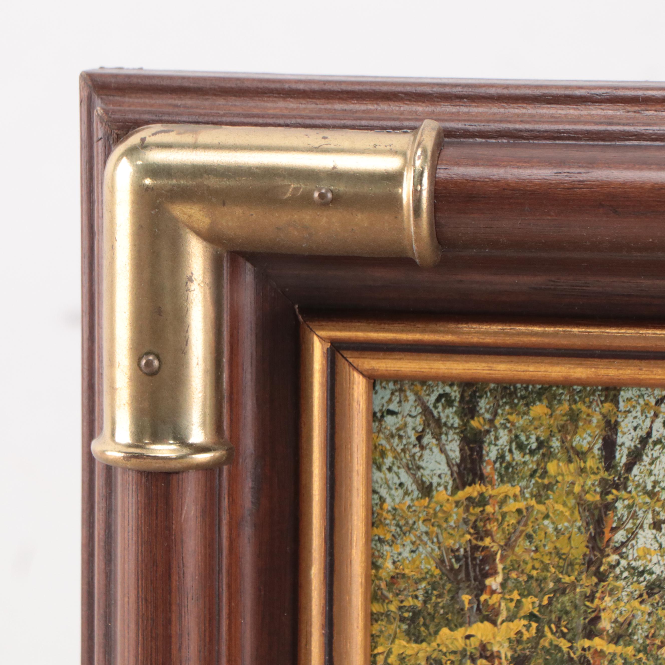 Phillip Cantrell Oil Painting of Forest Scene