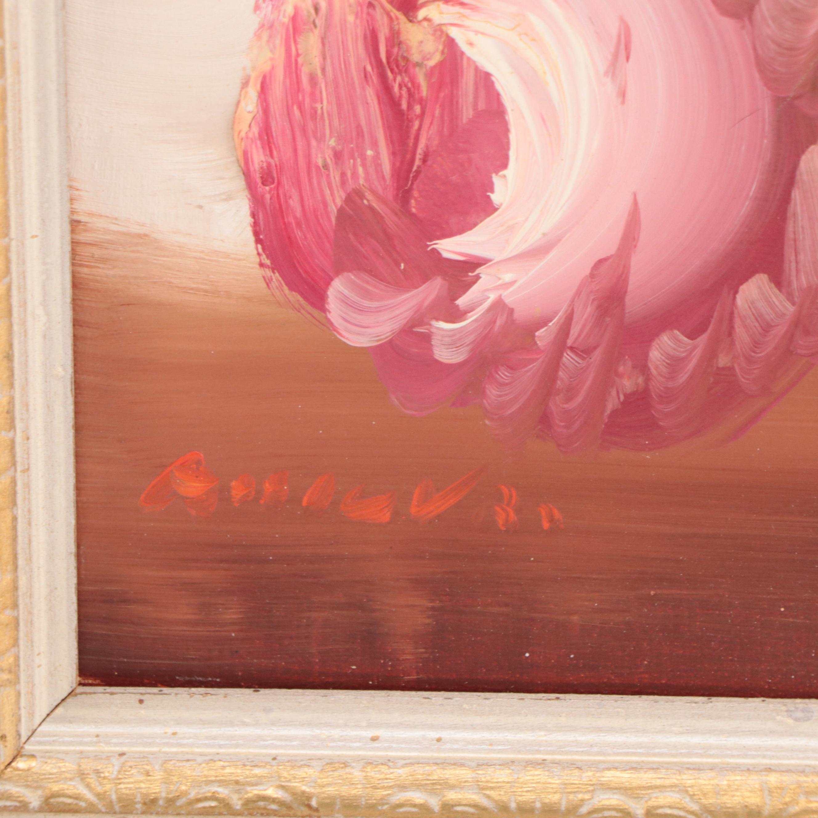 Floral Still Life Oil Painting