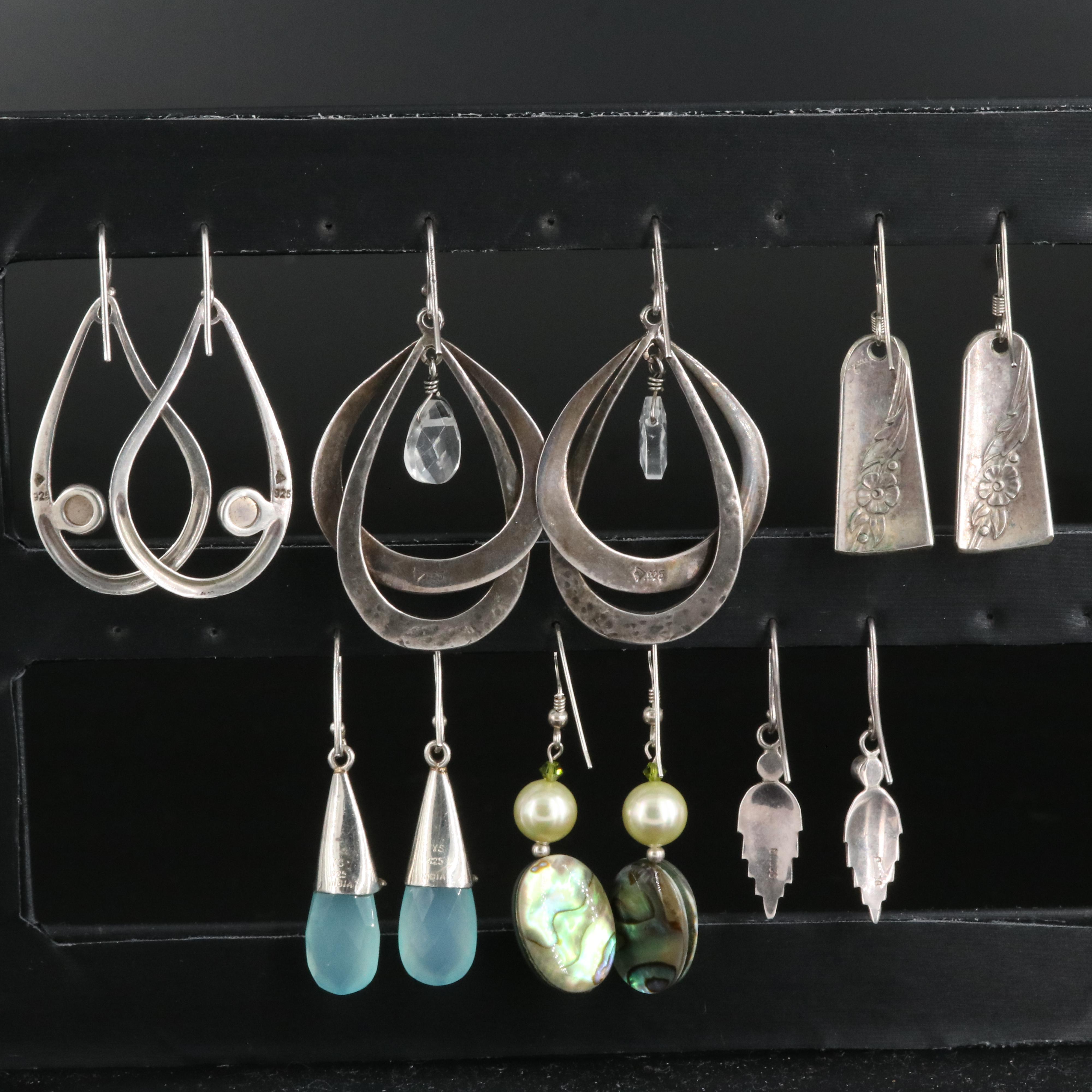 Silpada, Sterling and Abalone Featured in Drop Earring Collection