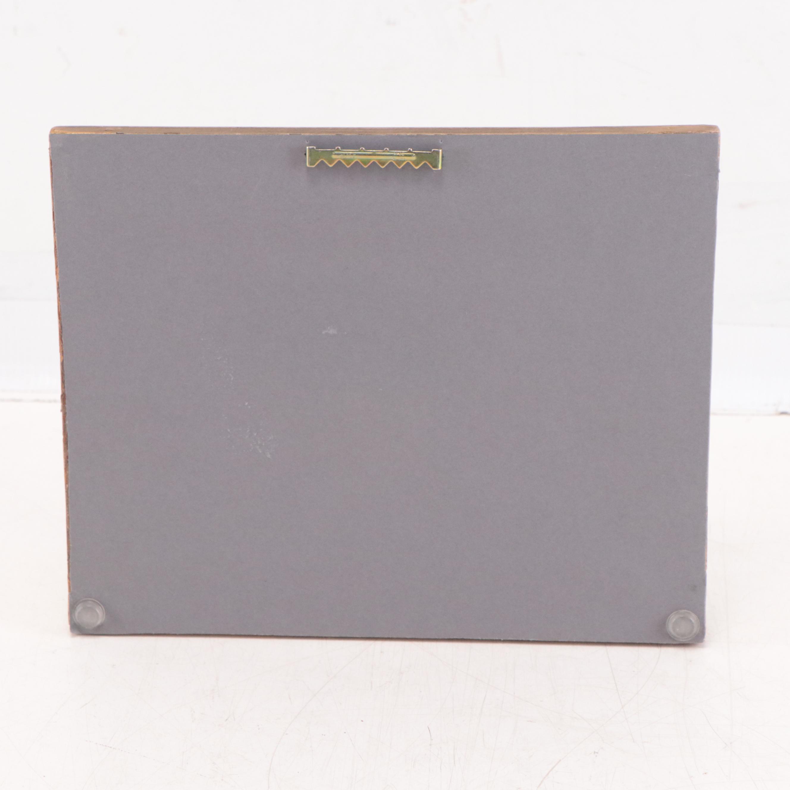 Oil Painting of Village Scene