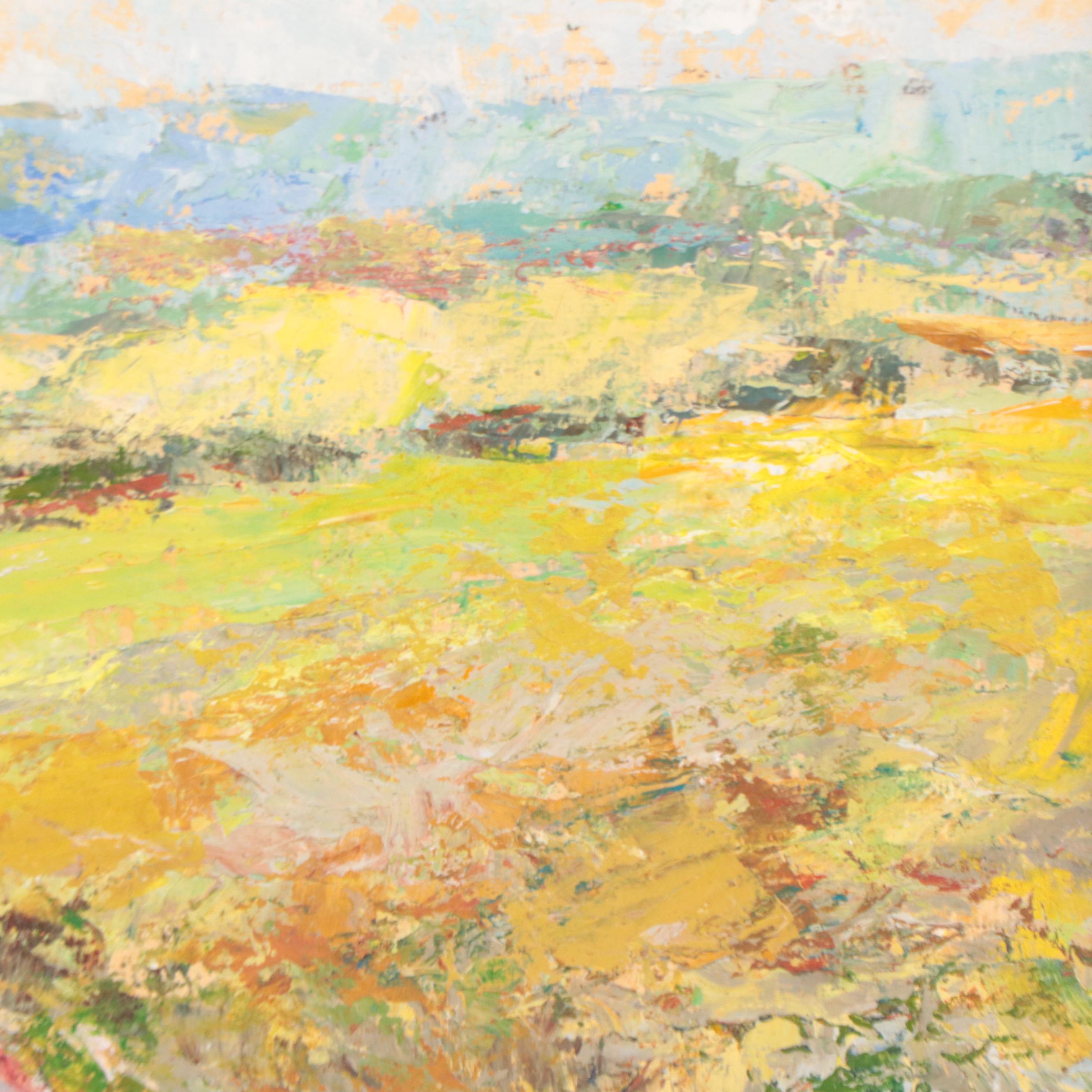 Oil Painting of Pastoral Landscape