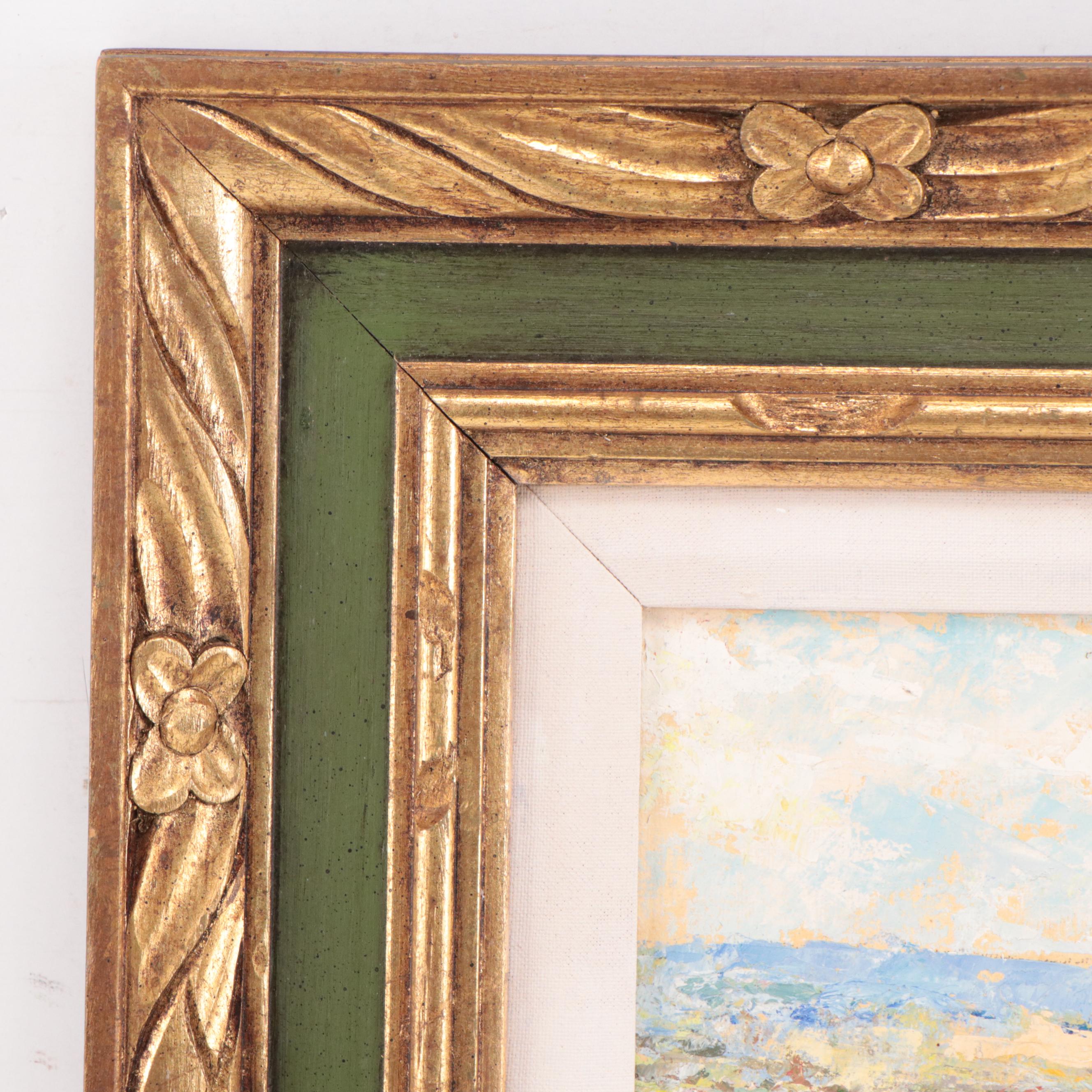 Oil Painting of Pastoral Landscape