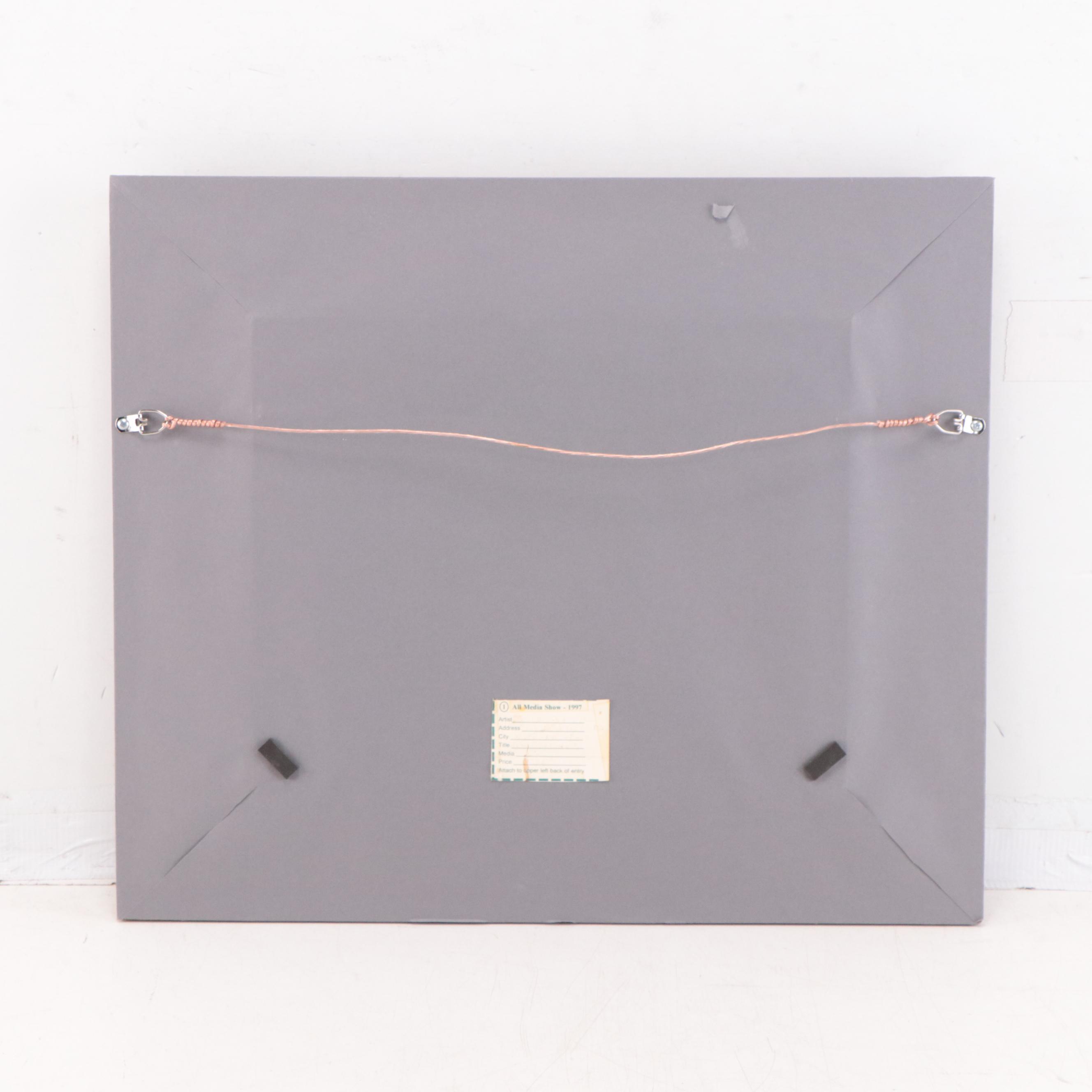 Oil Painting of Pastoral Landscape