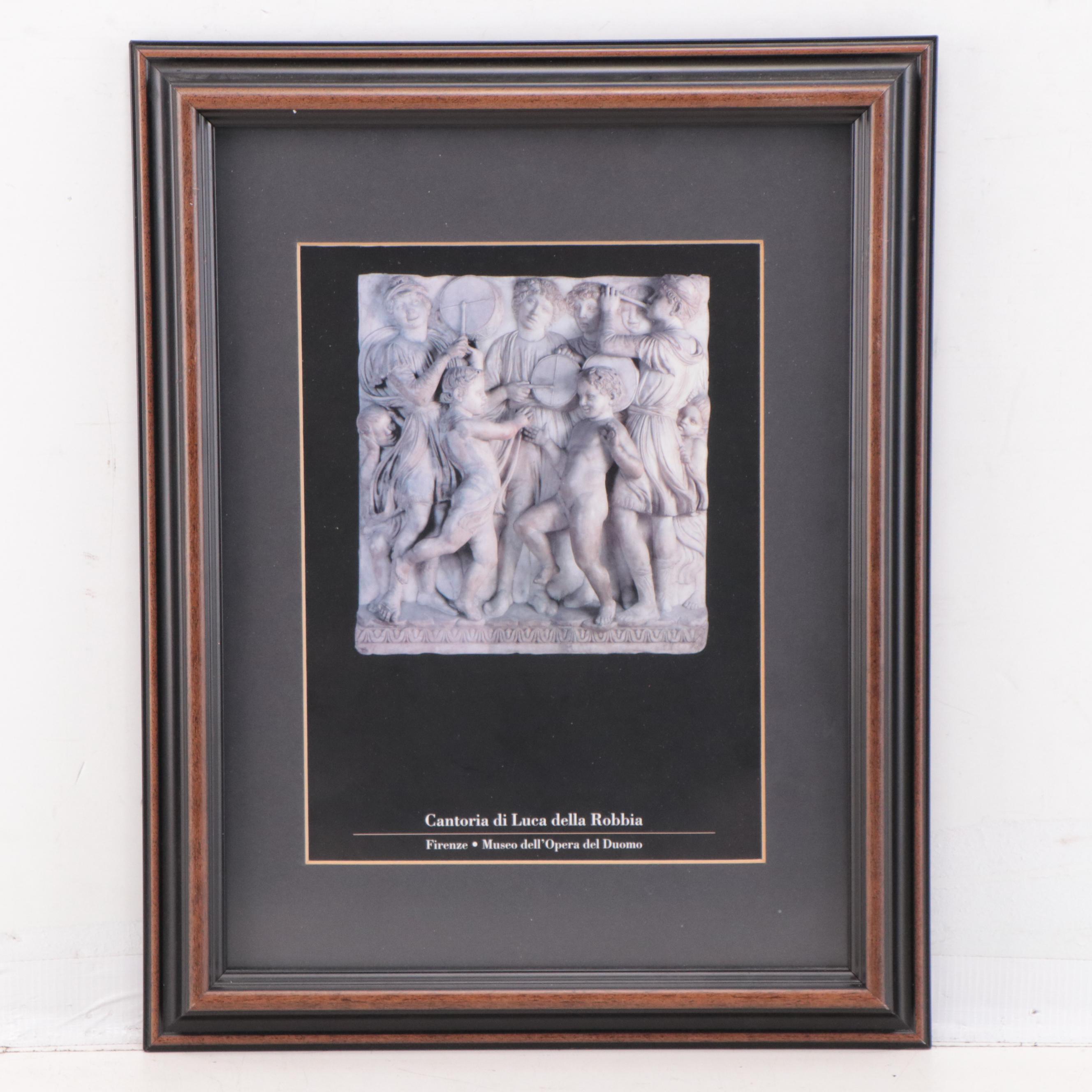 Offset Lithographs of After Luca Della Robbia "Cantoria"