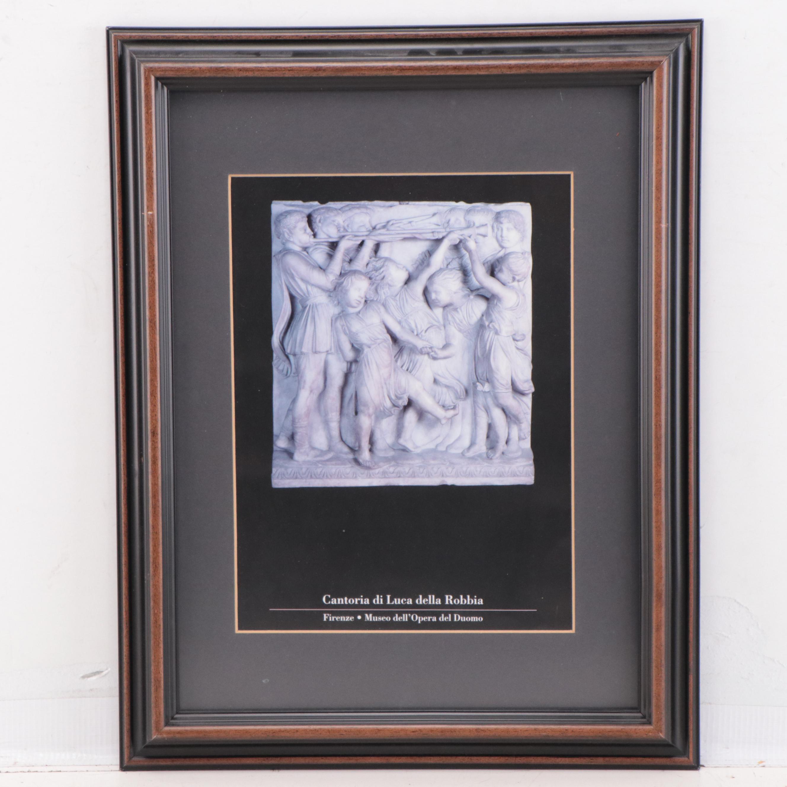 Offset Lithographs of After Luca Della Robbia "Cantoria"