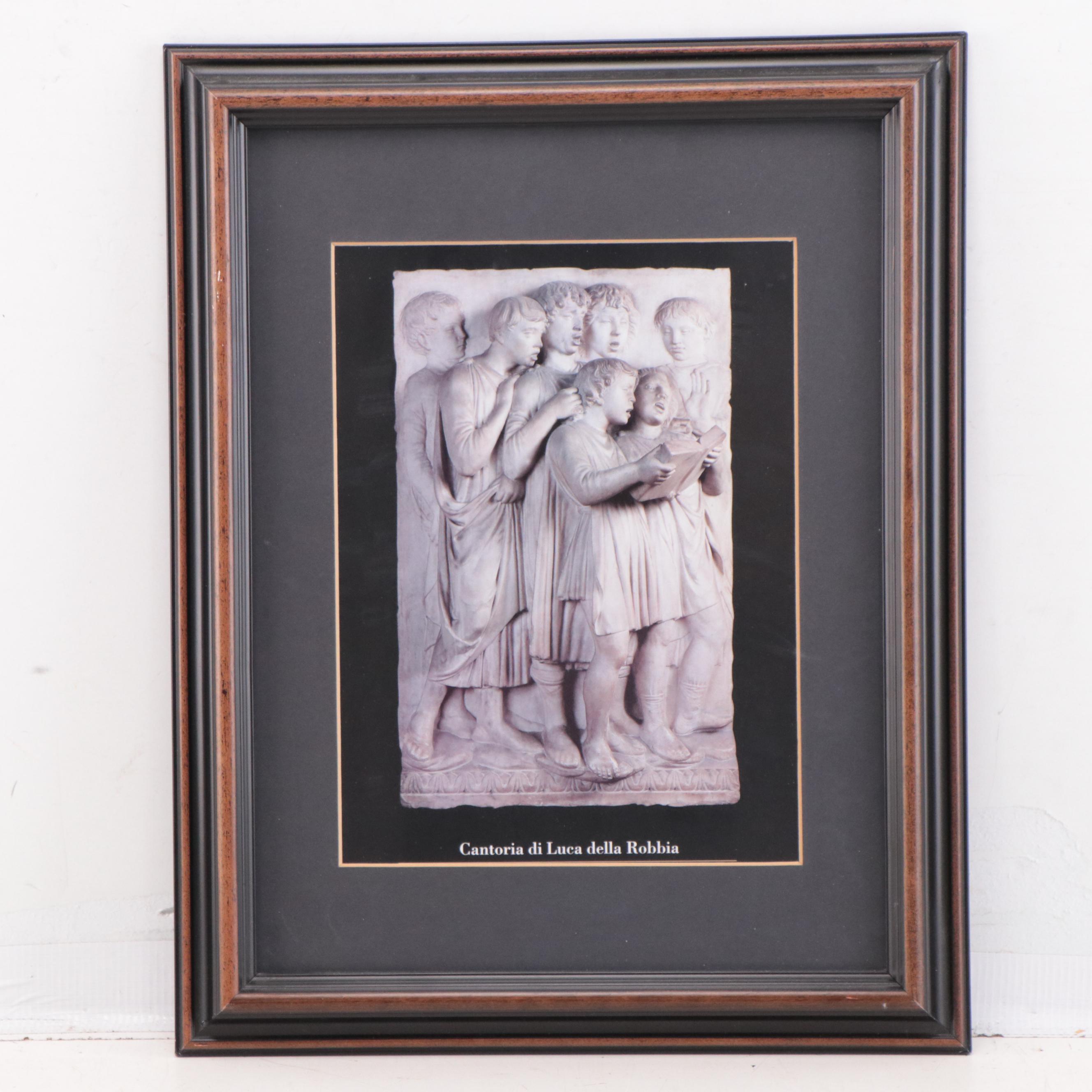 Offset Lithographs of After Luca Della Robbia "Cantoria"