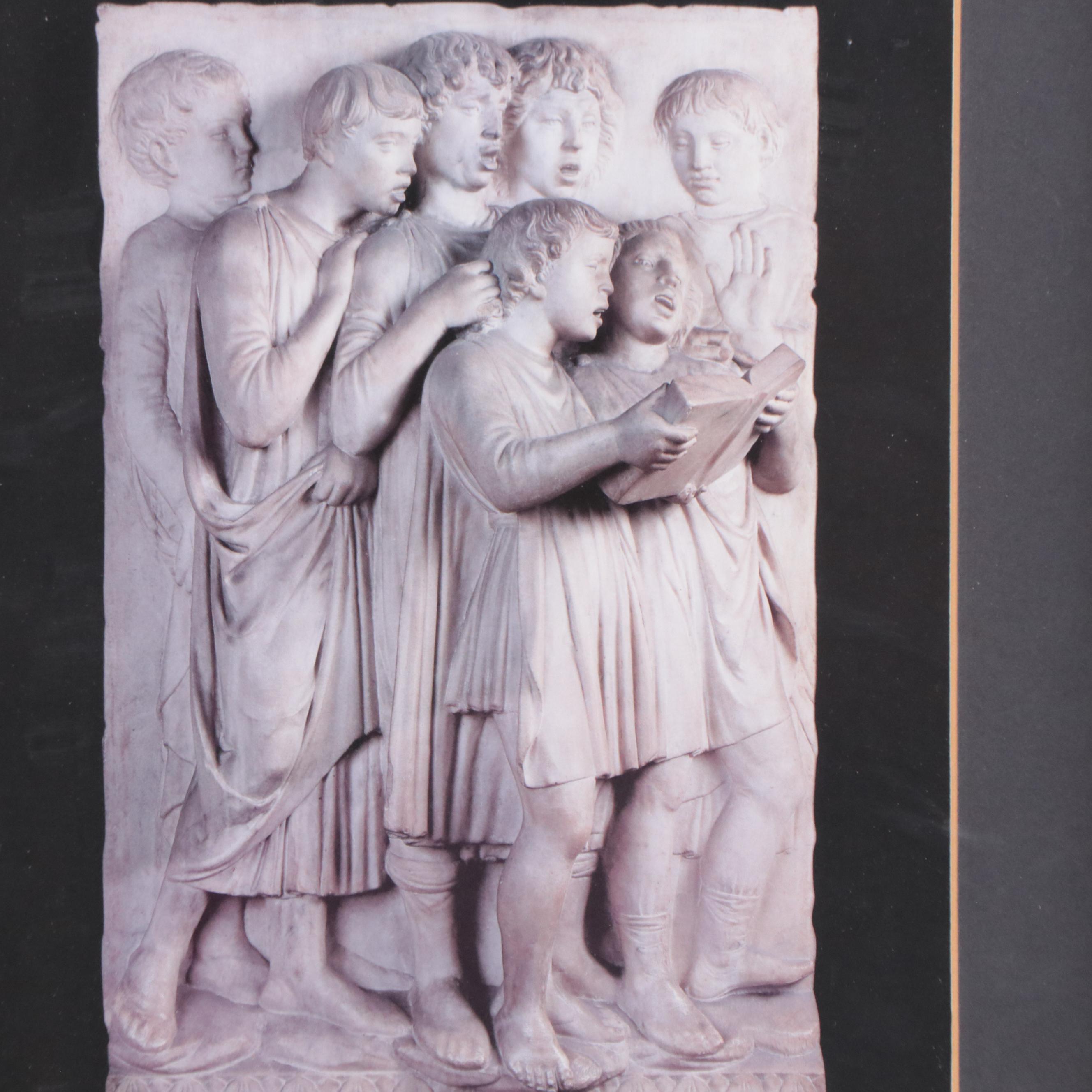 Offset Lithographs of After Luca Della Robbia "Cantoria"