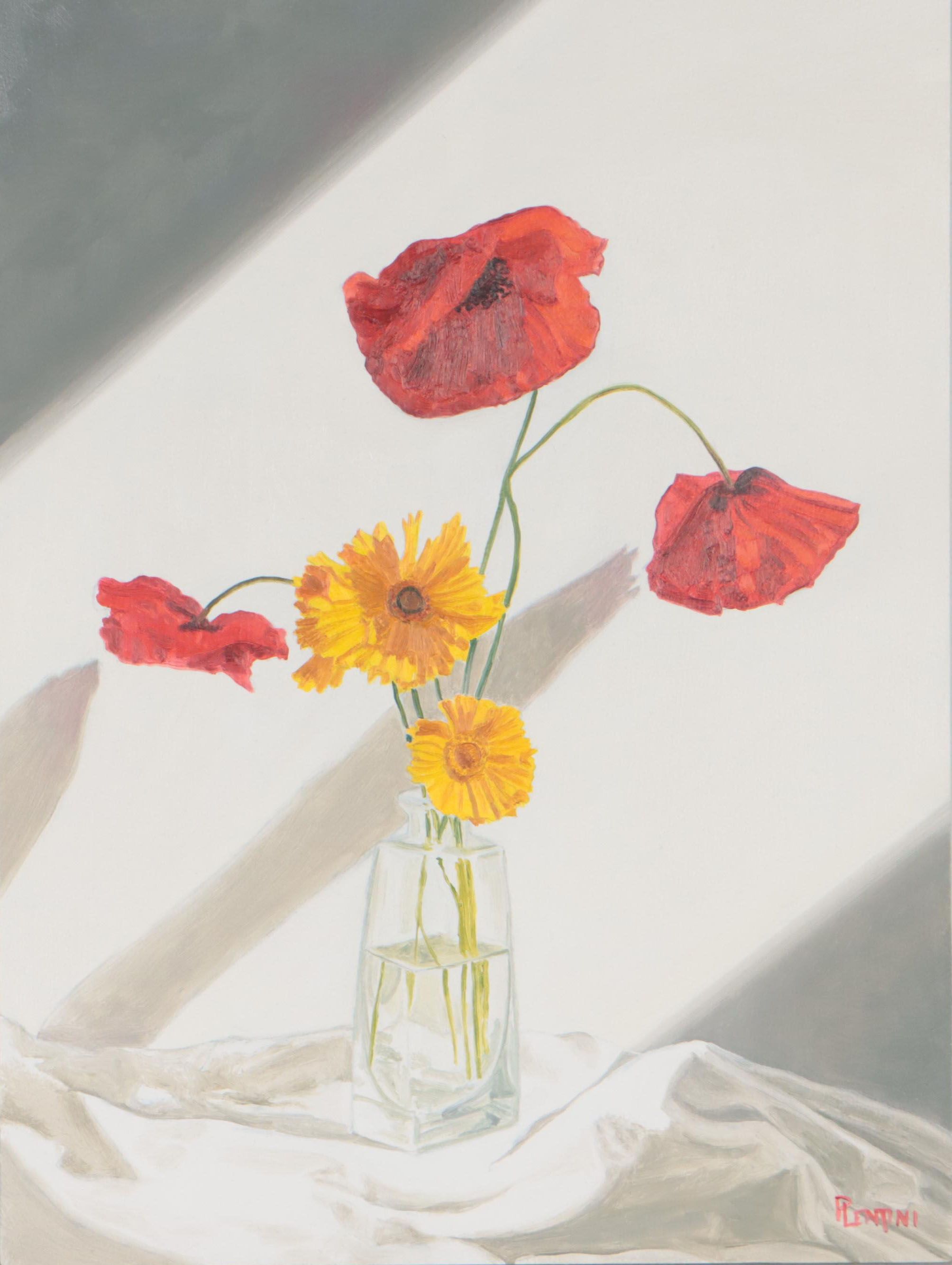 Peter Lentini Oil Painting "Arc," 21st Century