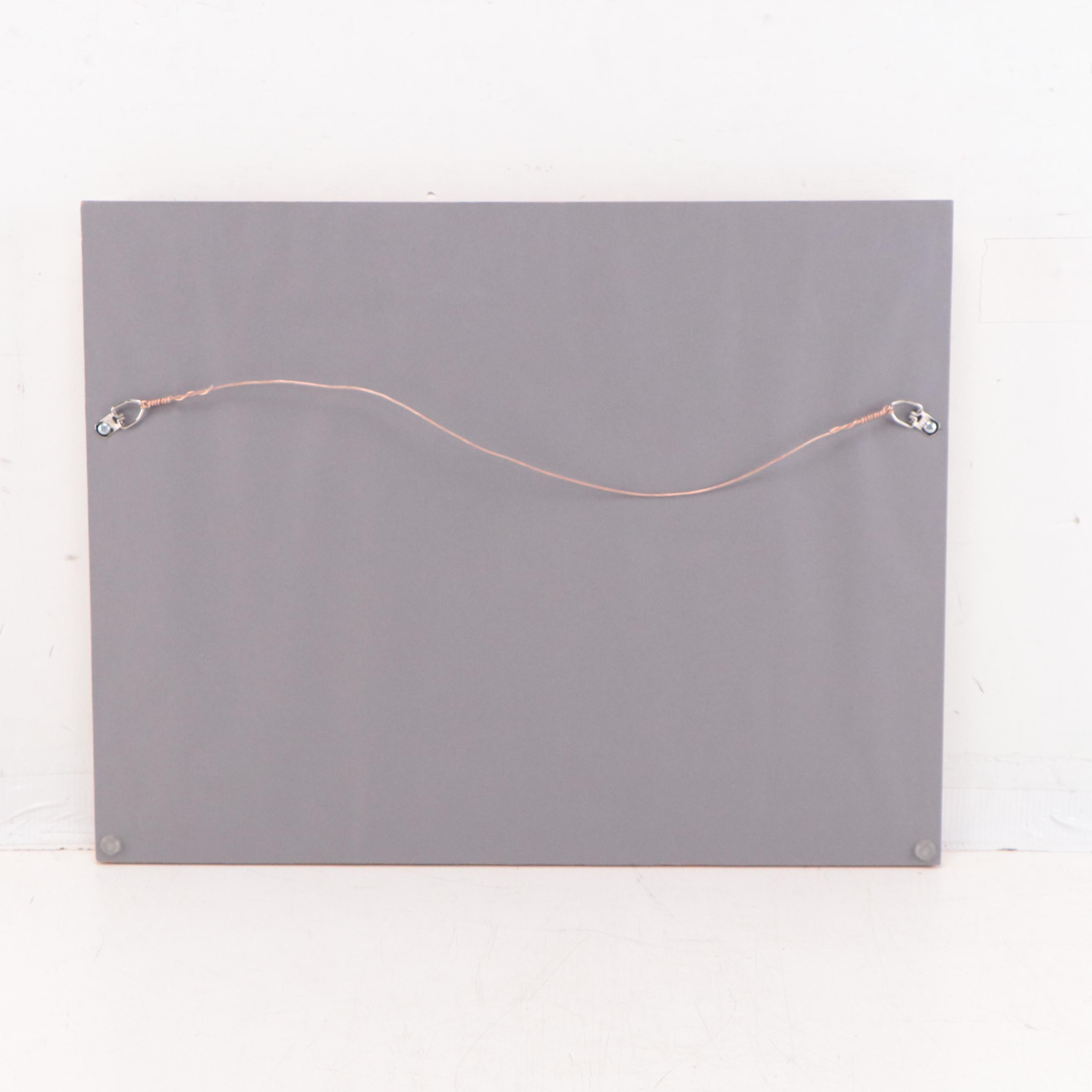 Oil Painting of Snowy Landscape