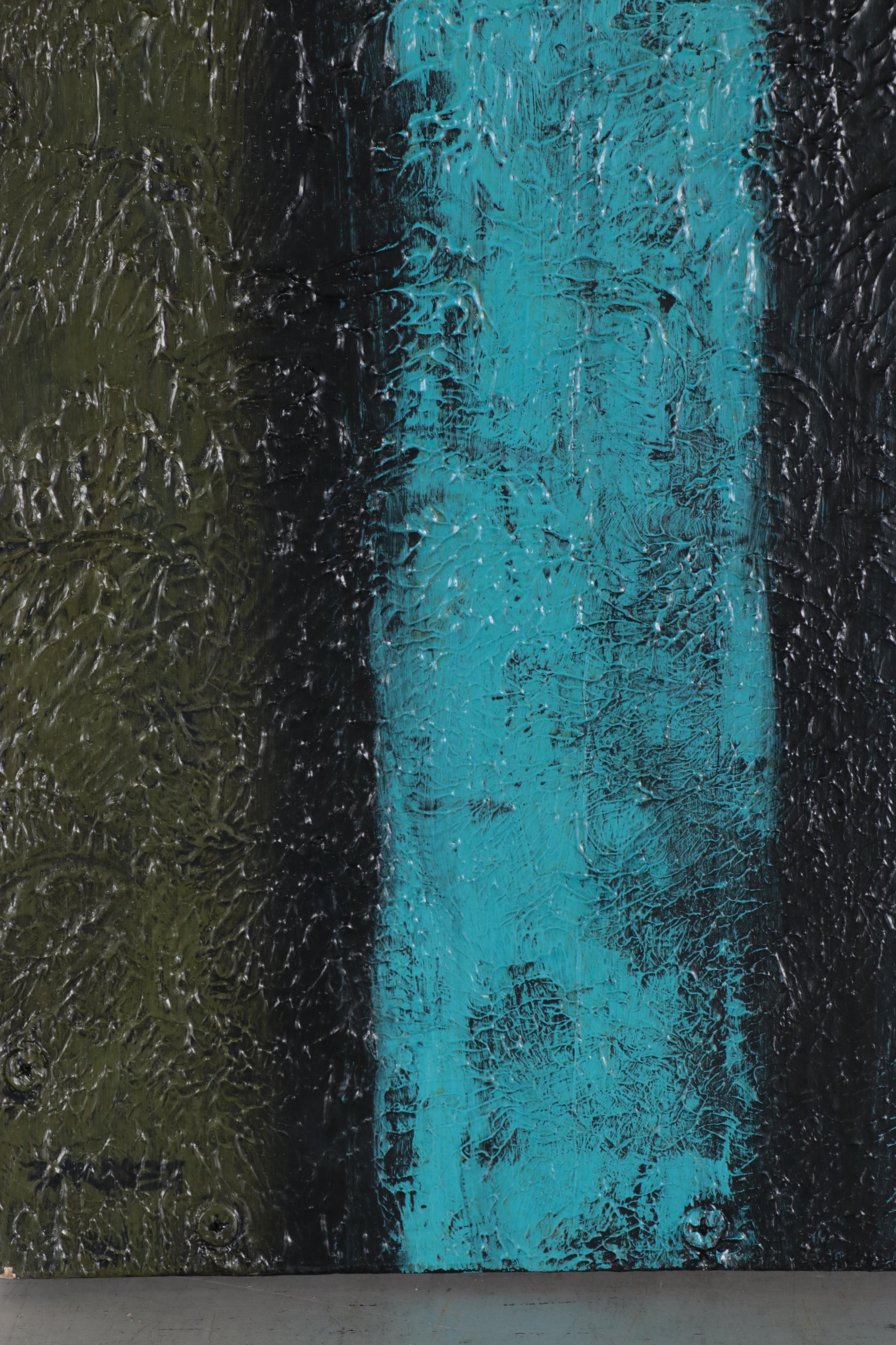 Teri Burnett Large-Scale Abstract Acrylic Painting "Gabe," 2010