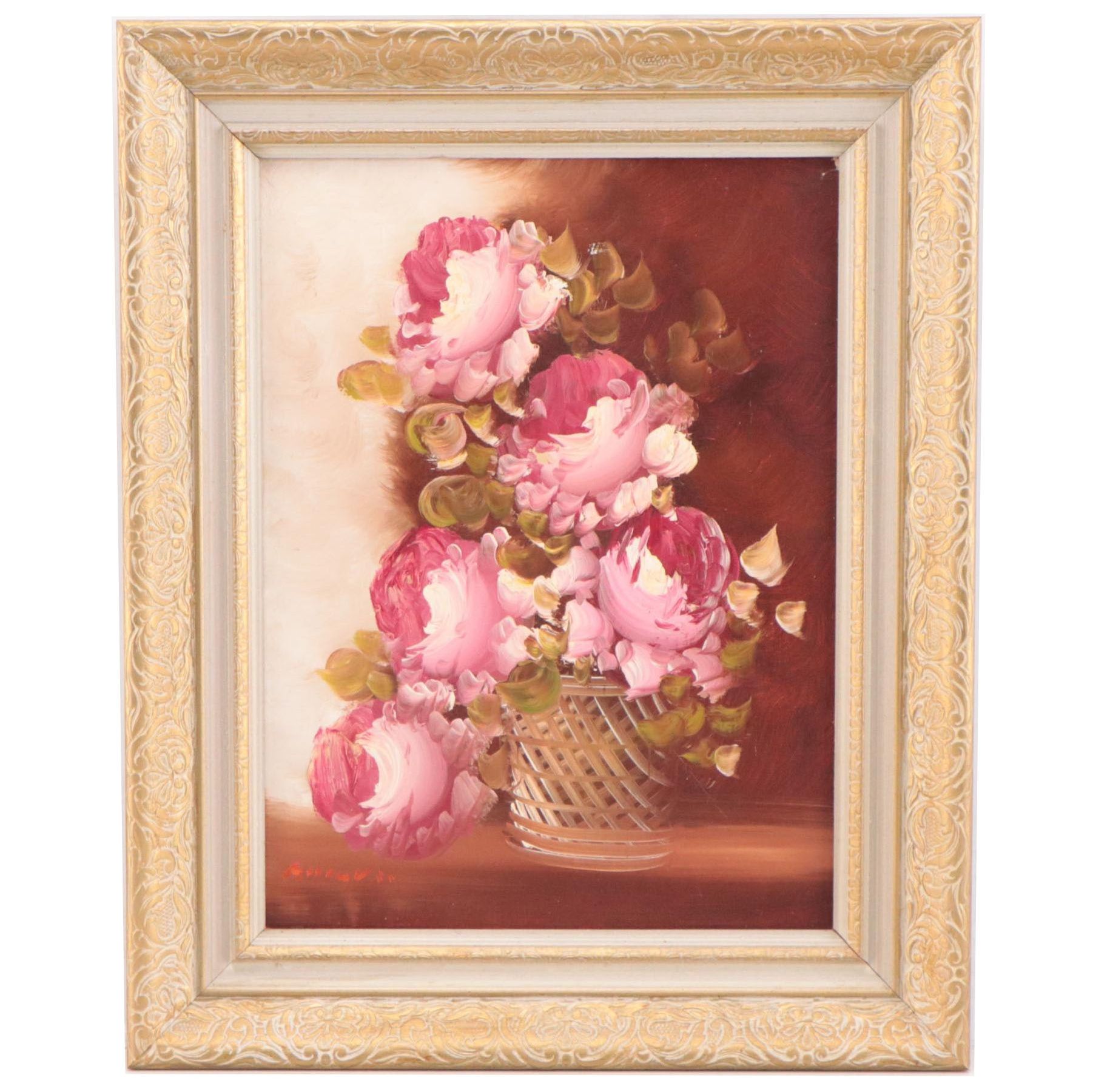 Floral Still Life Oil Painting