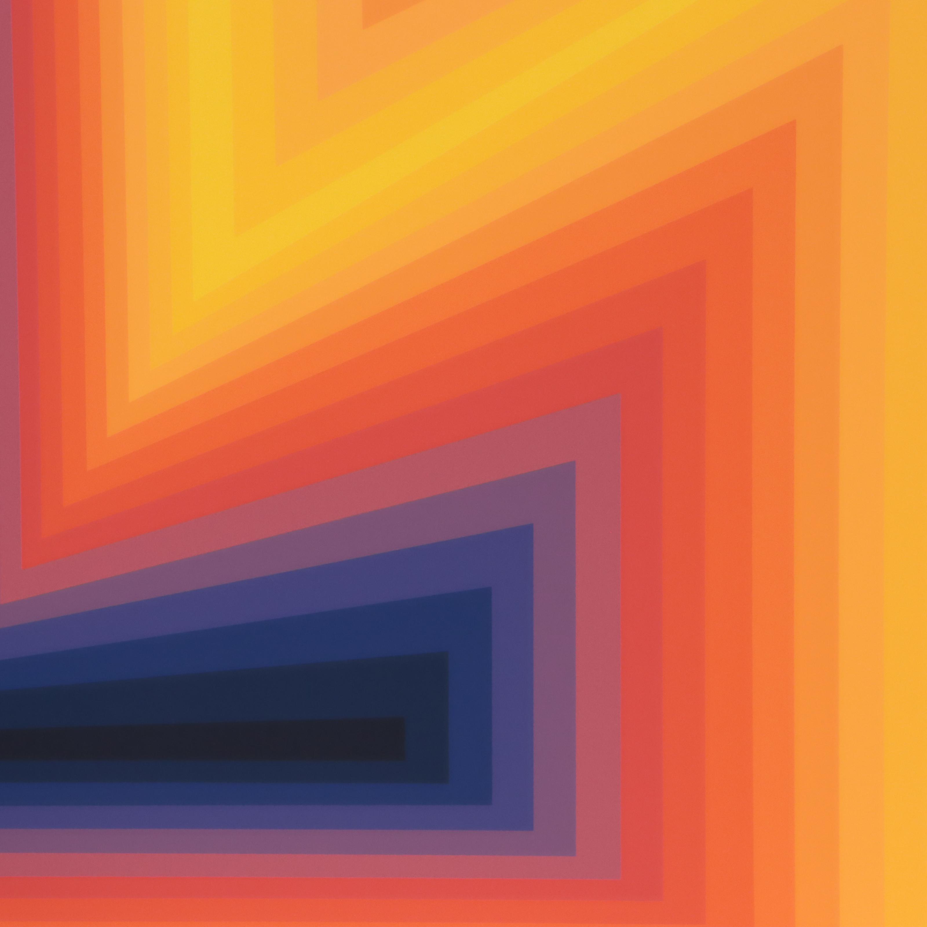 Jurgen Peters Serigraph "Lightning," 1978