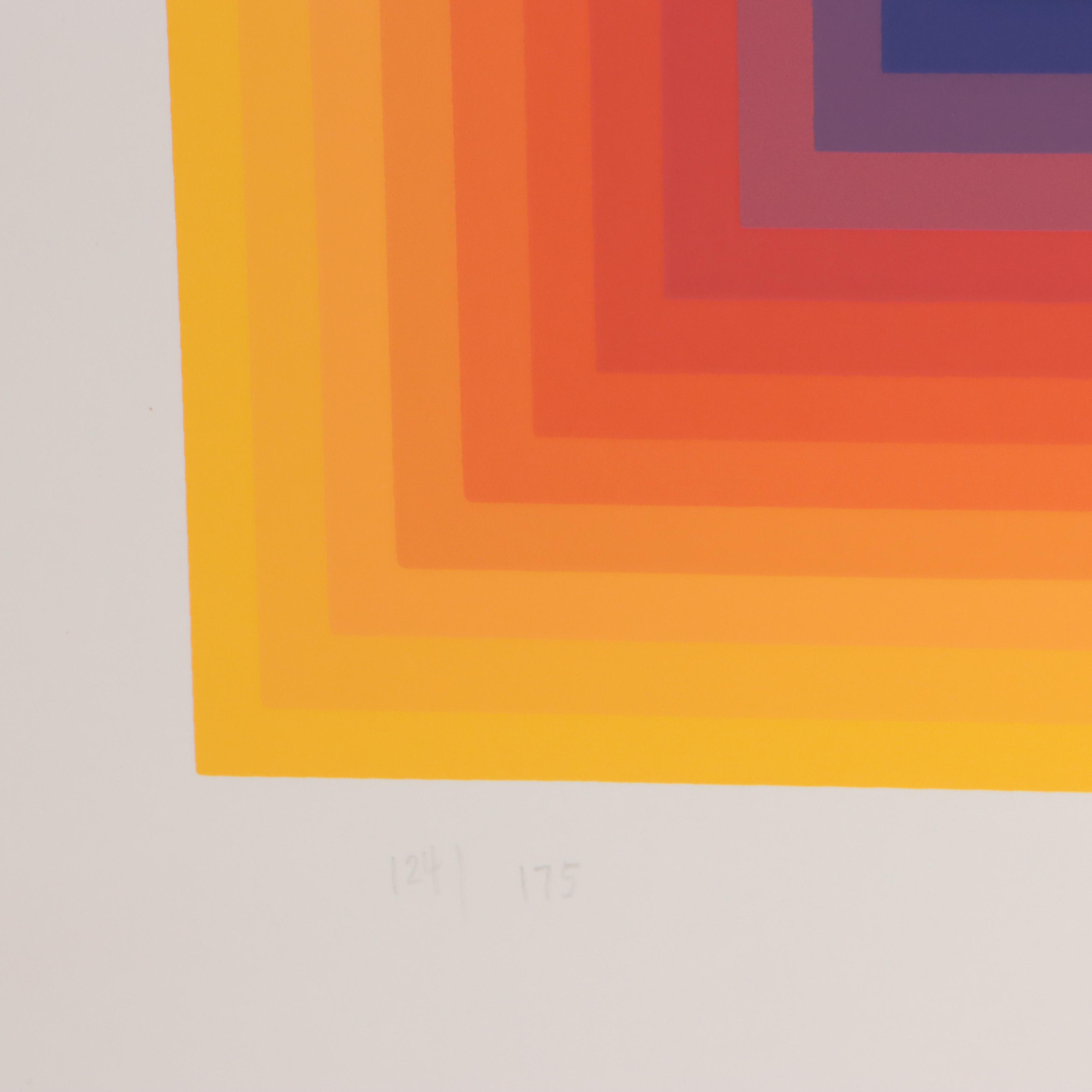 Jurgen Peters Serigraph "Lightning," 1978