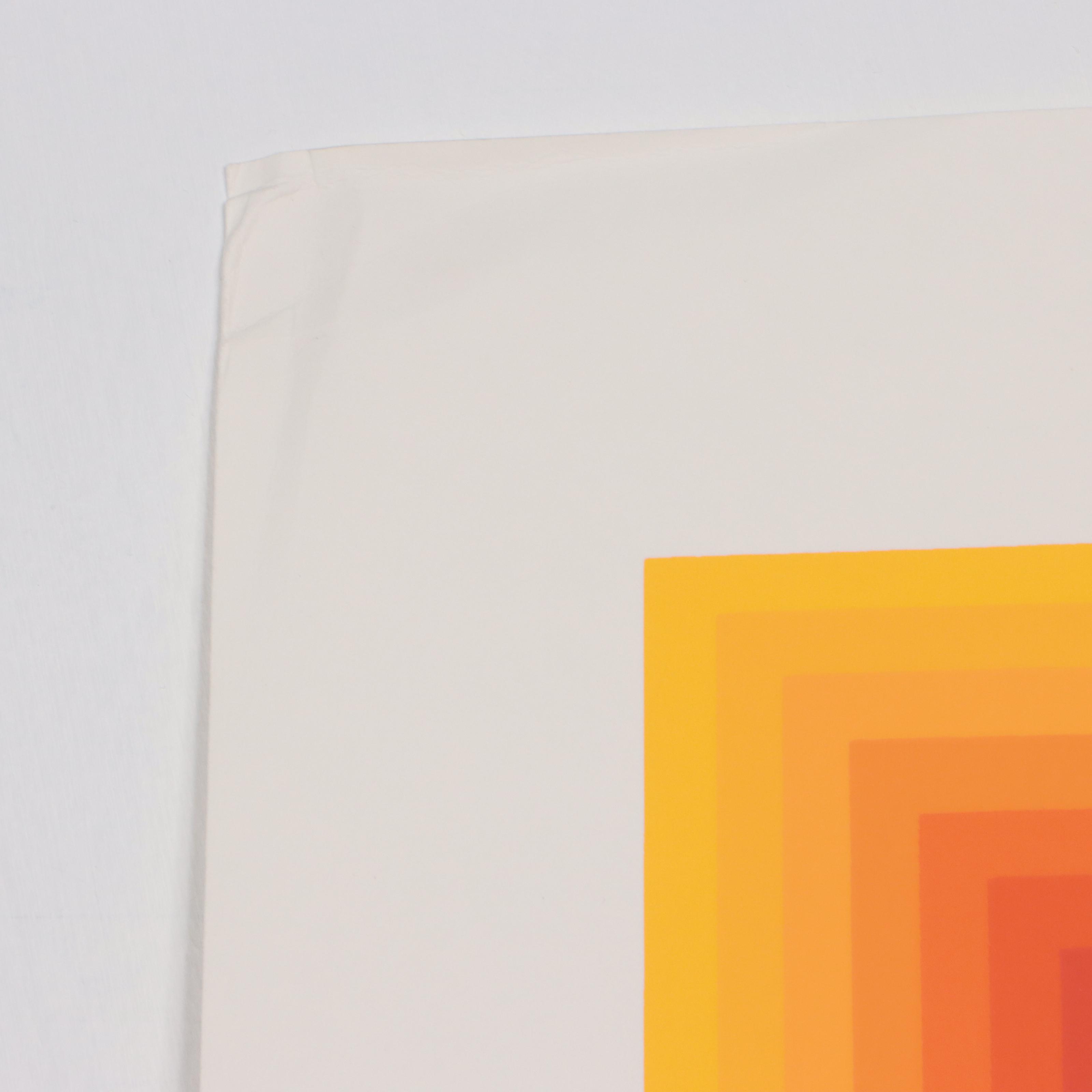 Jurgen Peters Serigraph "Lightning," 1978