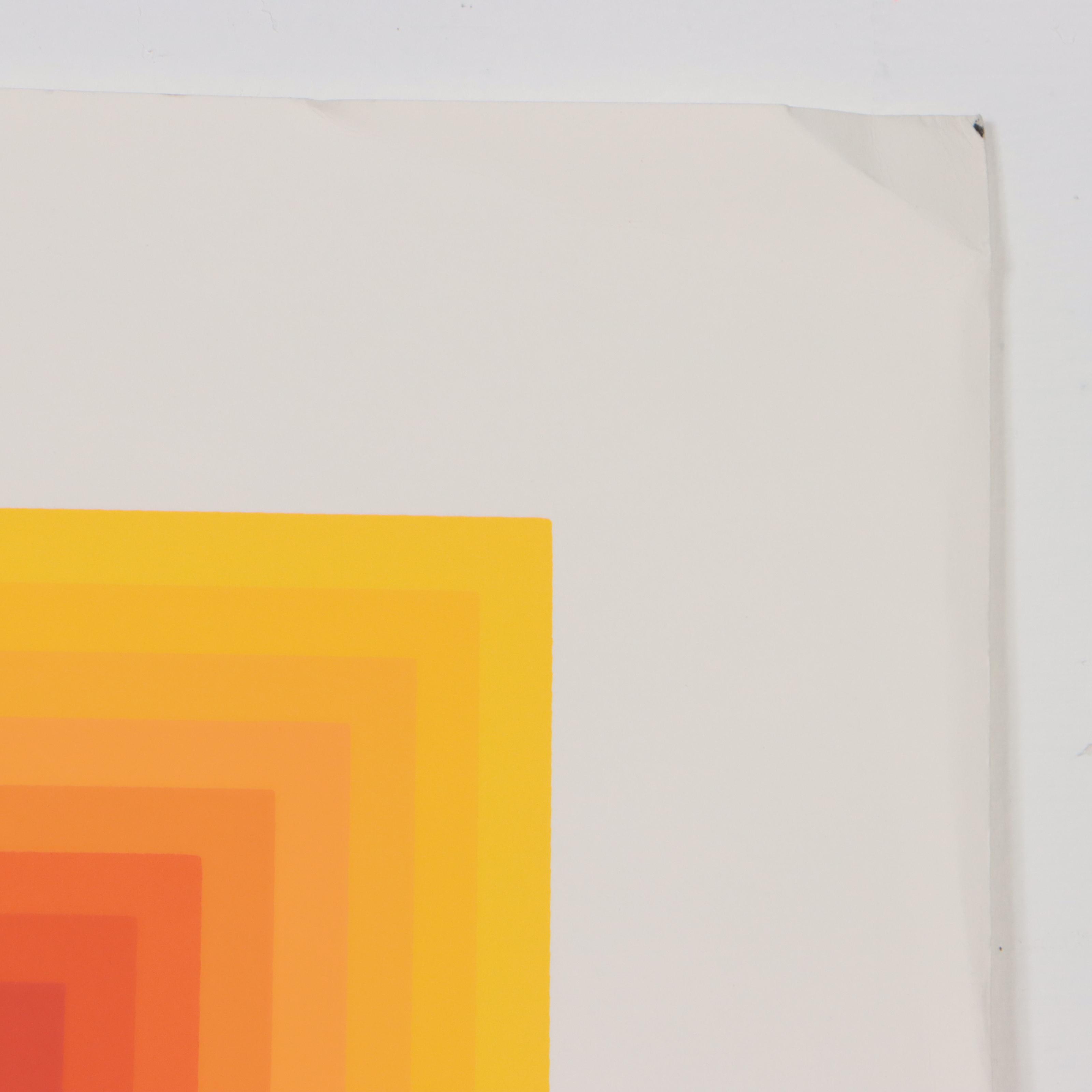 Jurgen Peters Serigraph "Lightning," 1978