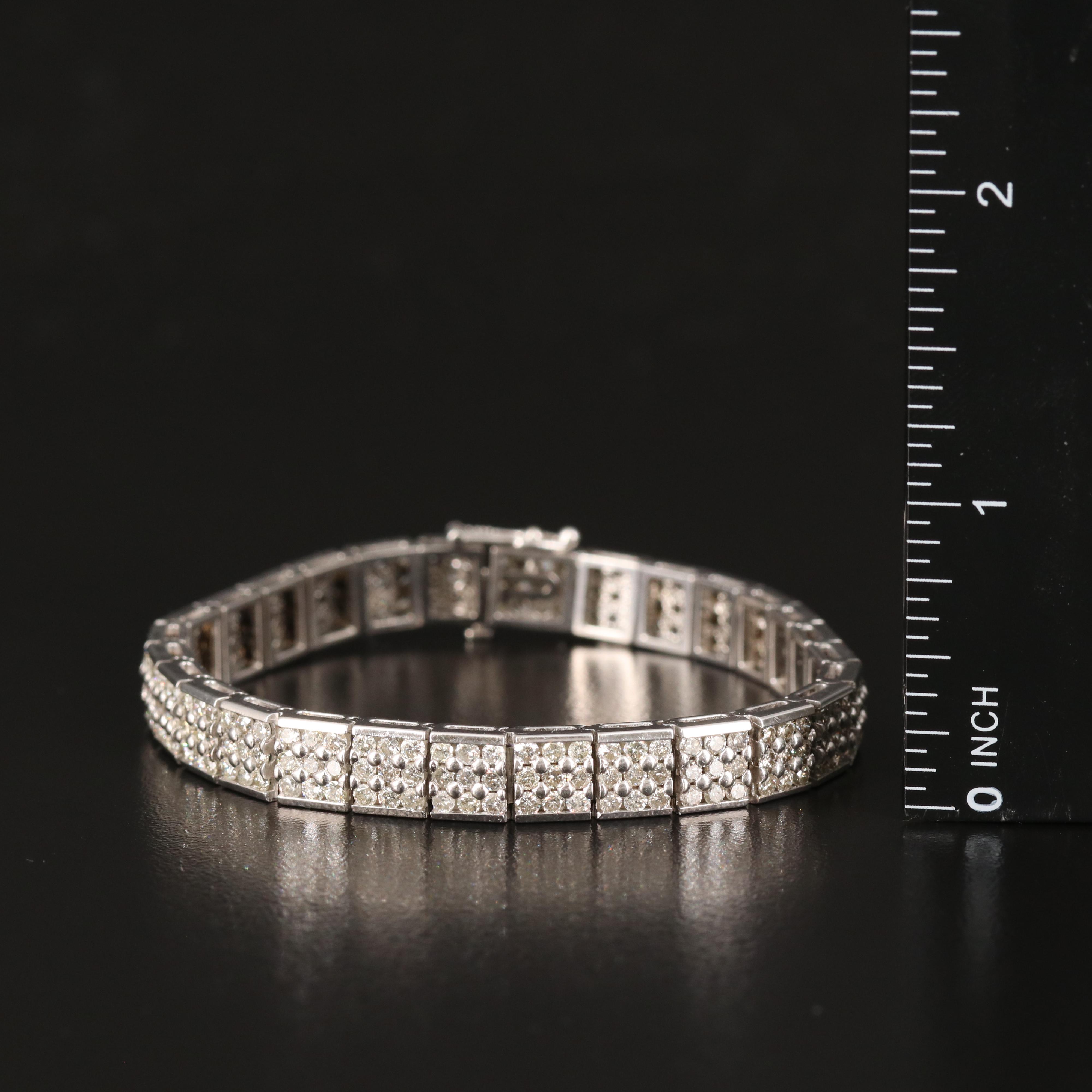 14K 7.65 CTW Diamond Link Bracelet