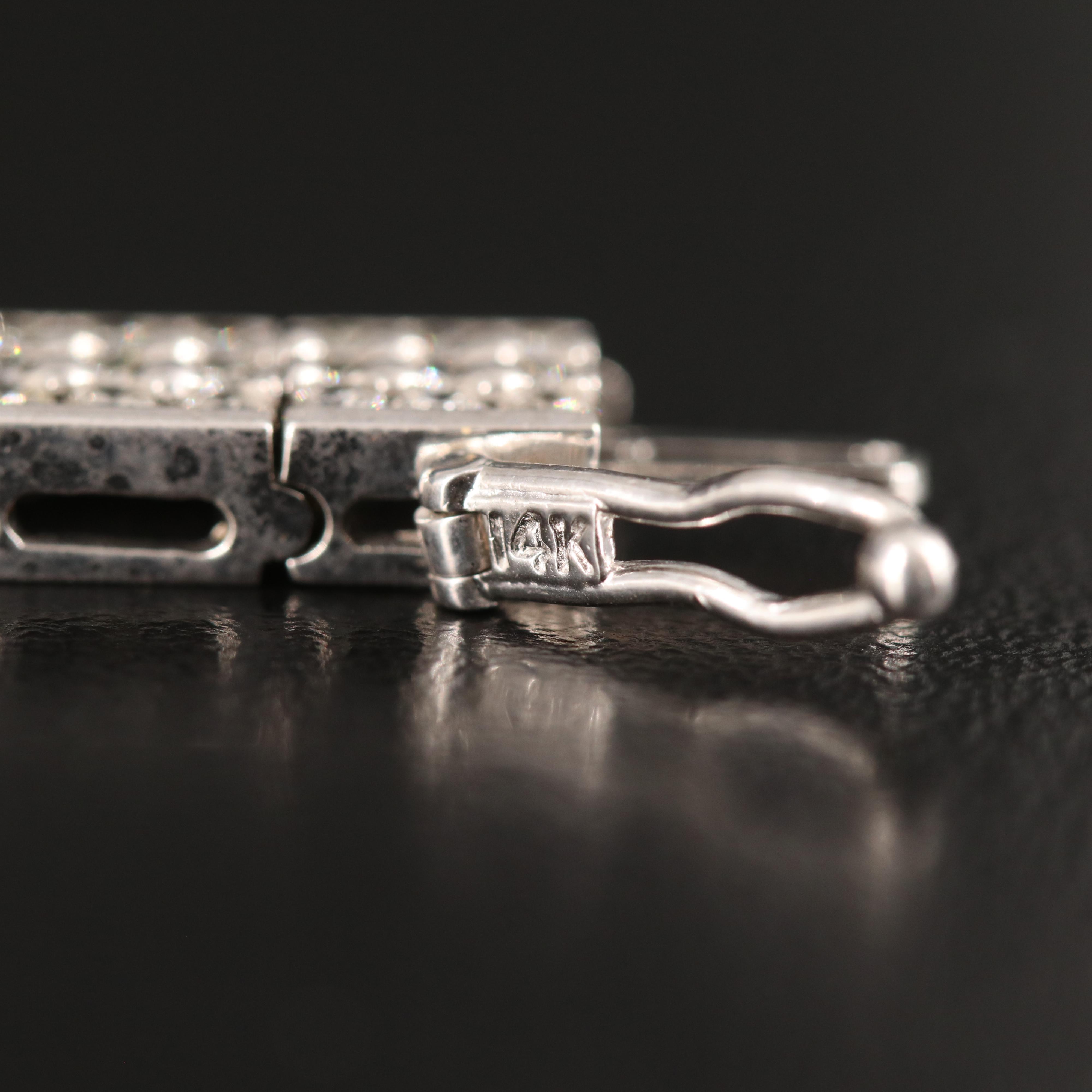 14K 7.65 CTW Diamond Link Bracelet