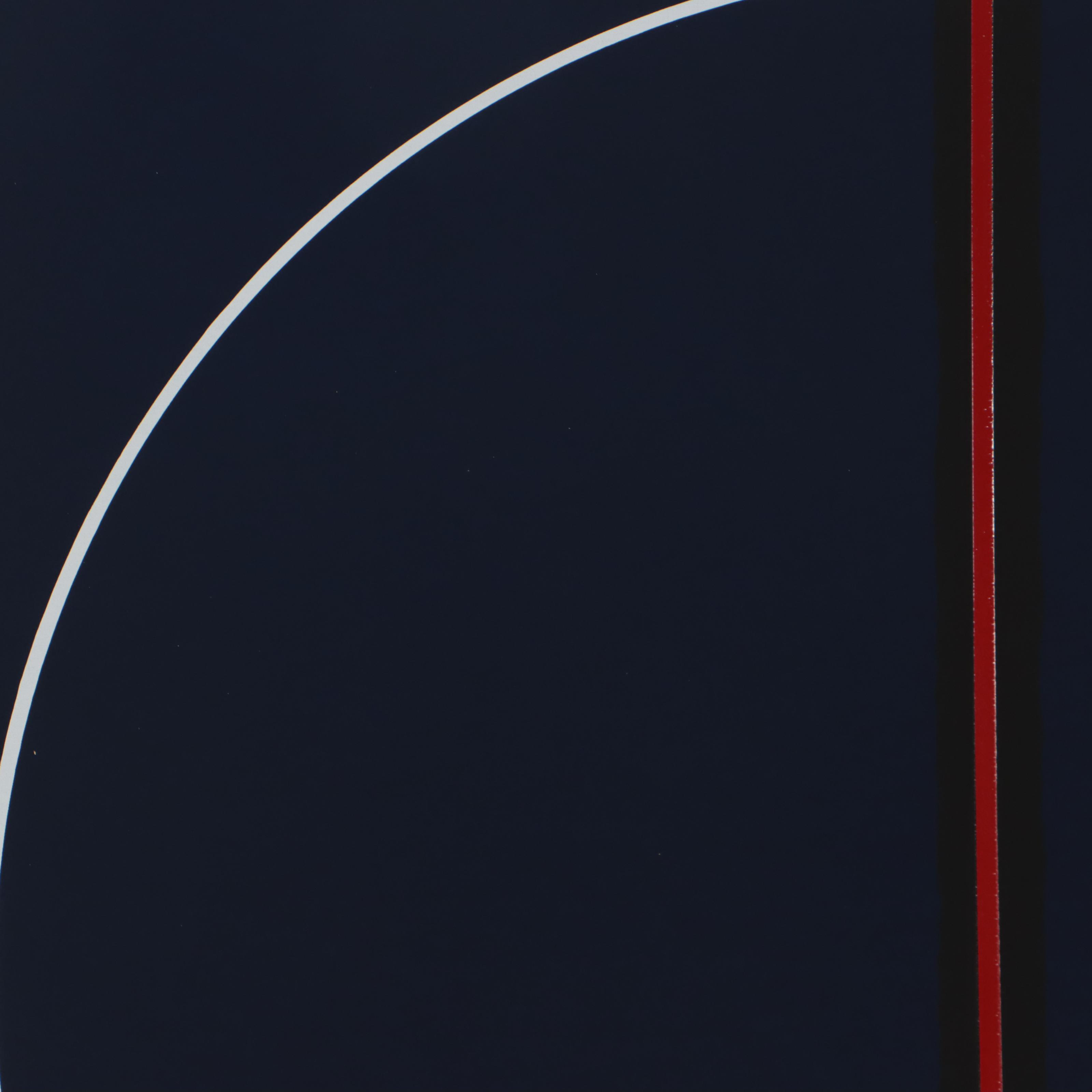 Thomas Whelan Benton Serigraph "Earth Series - Blue," 1979