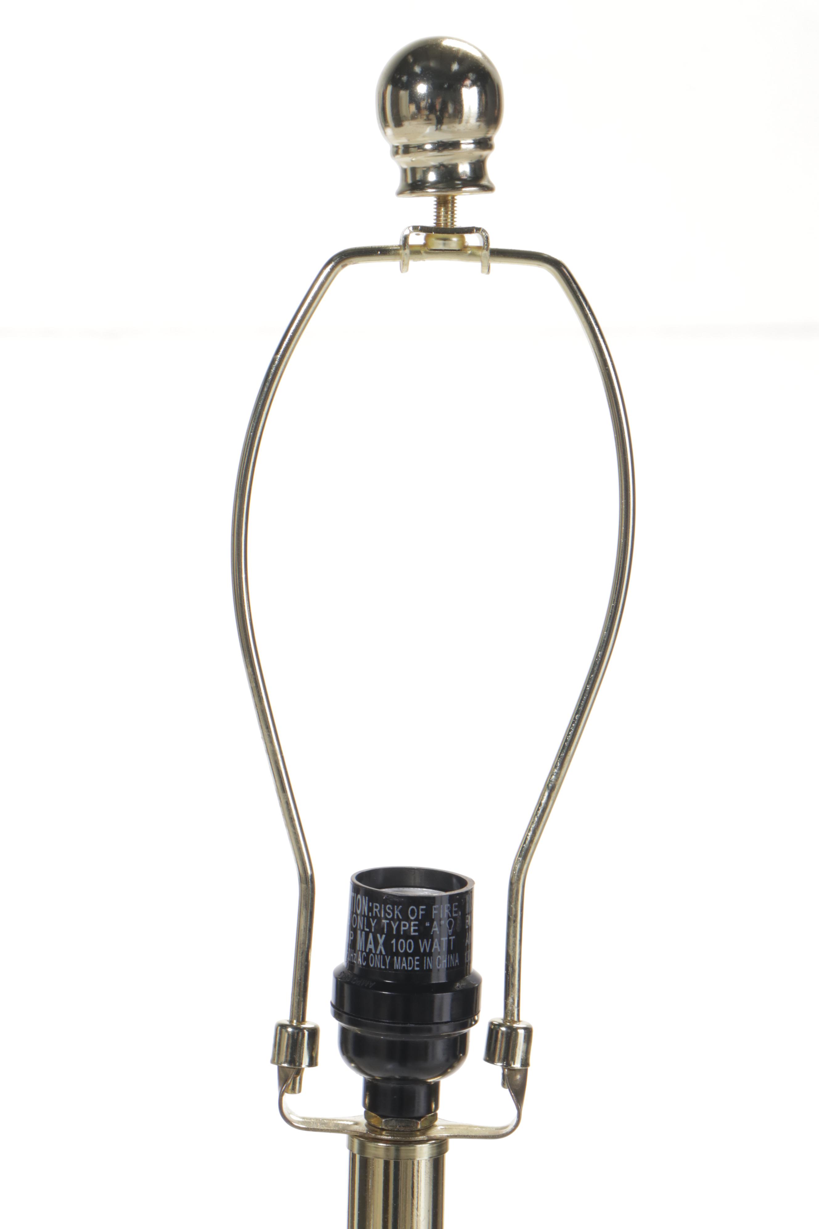 Décor Therapy Polished Metal Floor Lamp, Contemporary