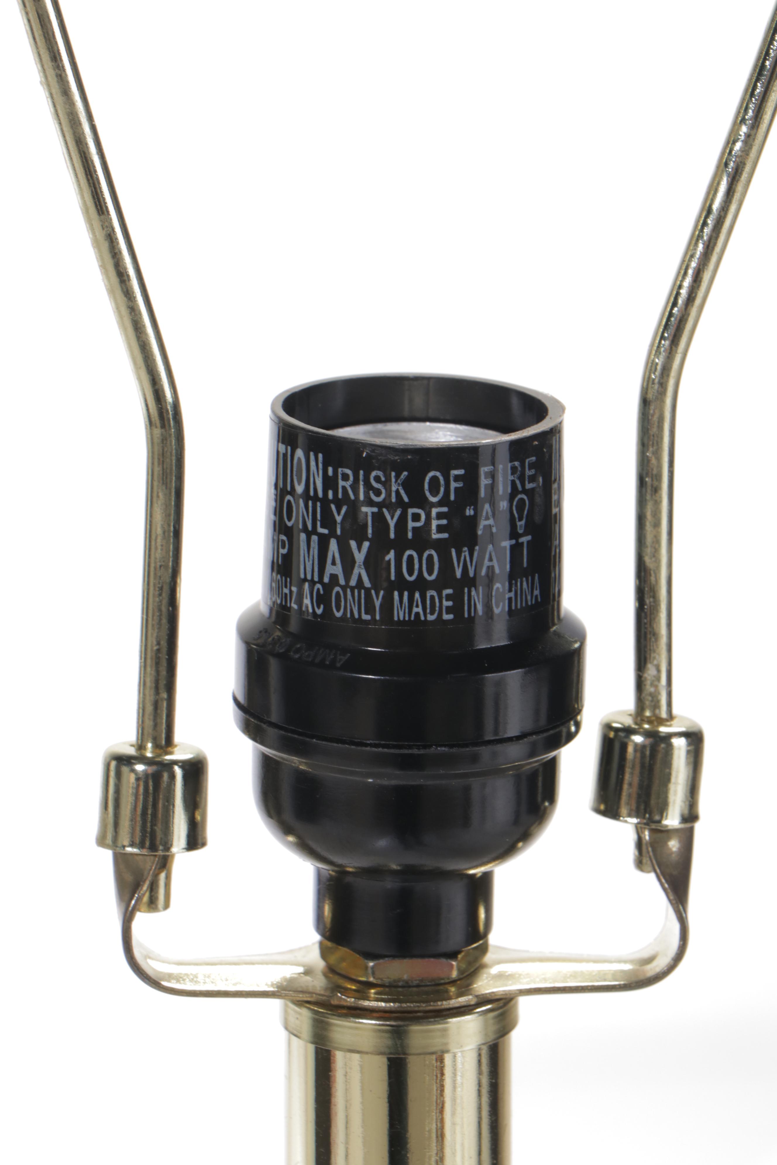 Décor Therapy Polished Metal Floor Lamp, Contemporary