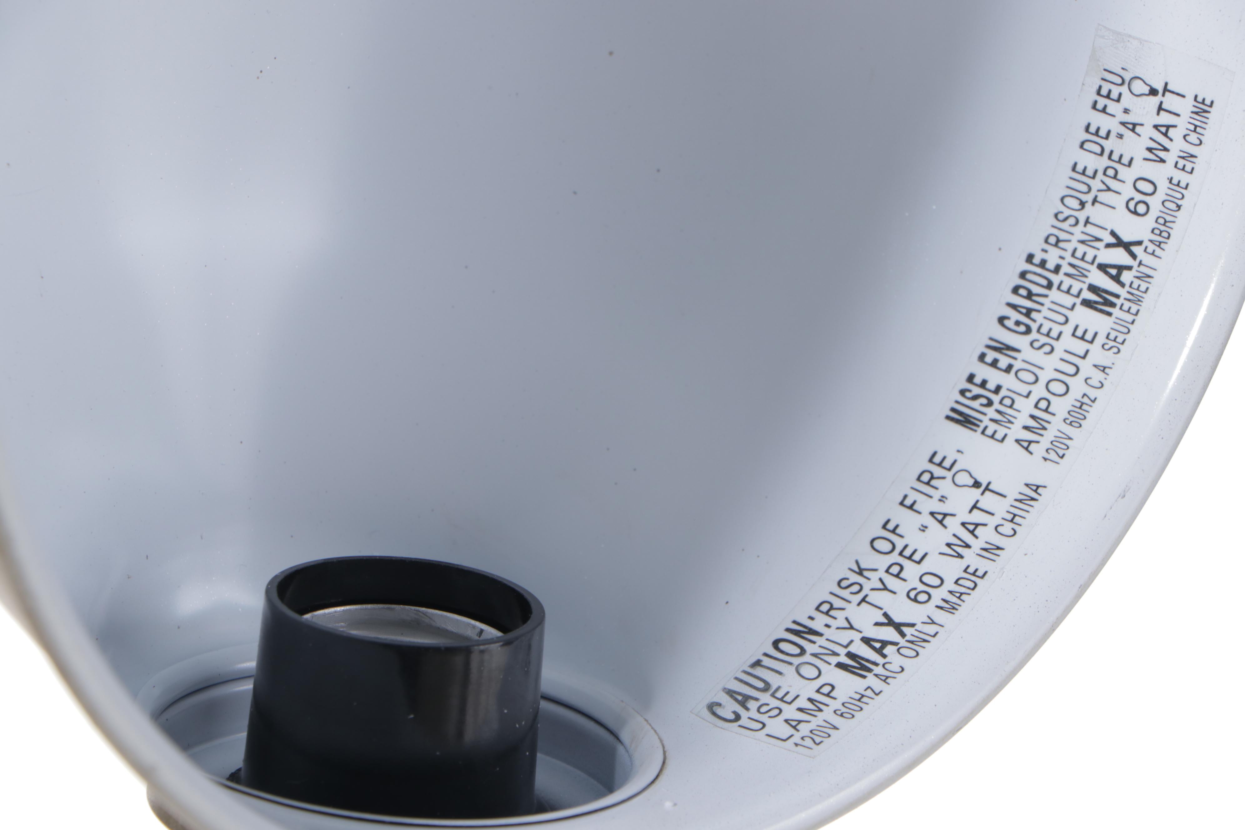 Décor Therapy "Dane" Brushed Metal Pharmacy Style Floor Lamp