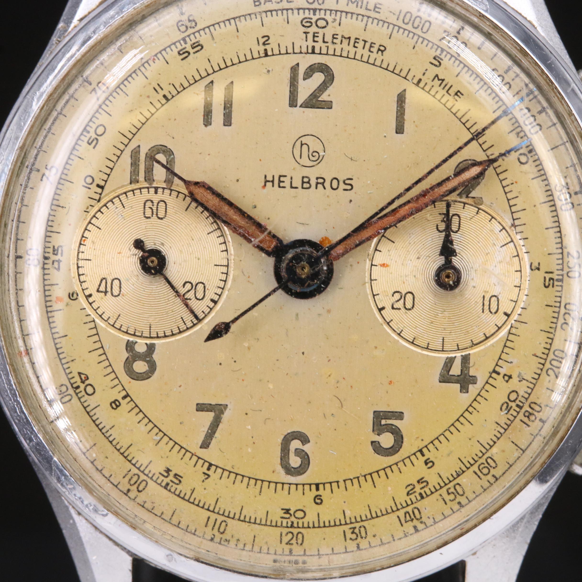 Vintage Helbros Chronograph Watch