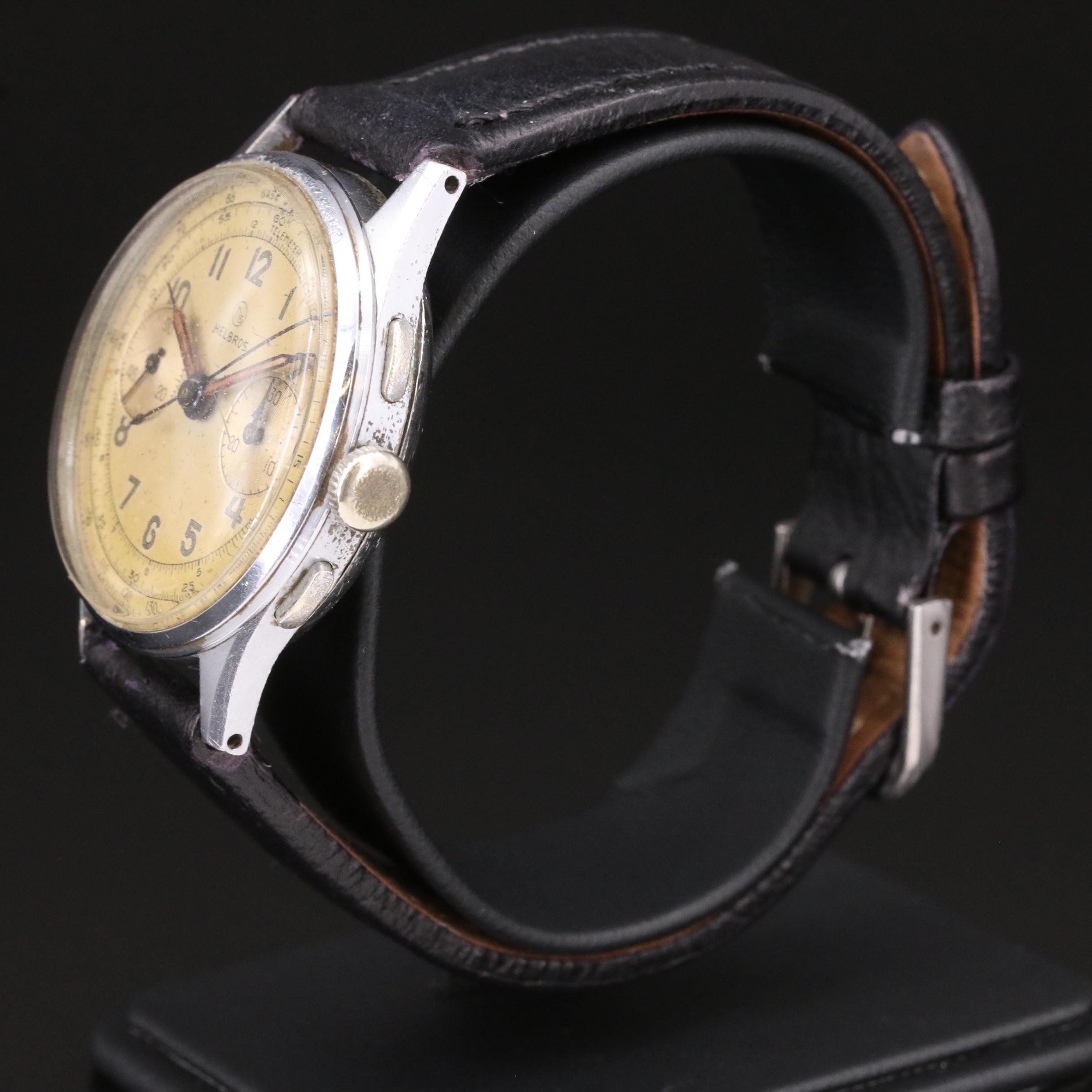 Vintage Helbros Chronograph Watch