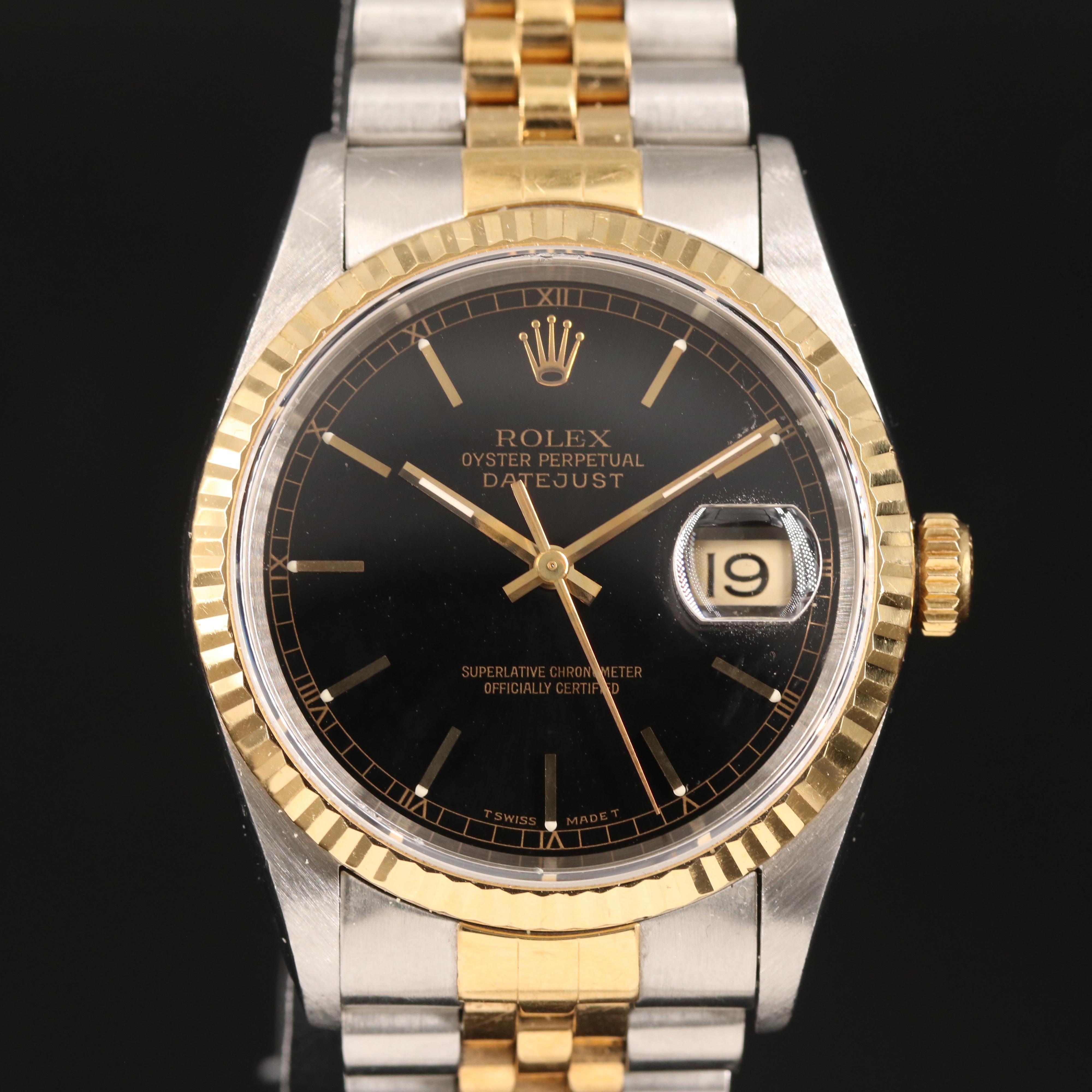 1995-1996 Rolex Oyster Perpetual Datejust Watch