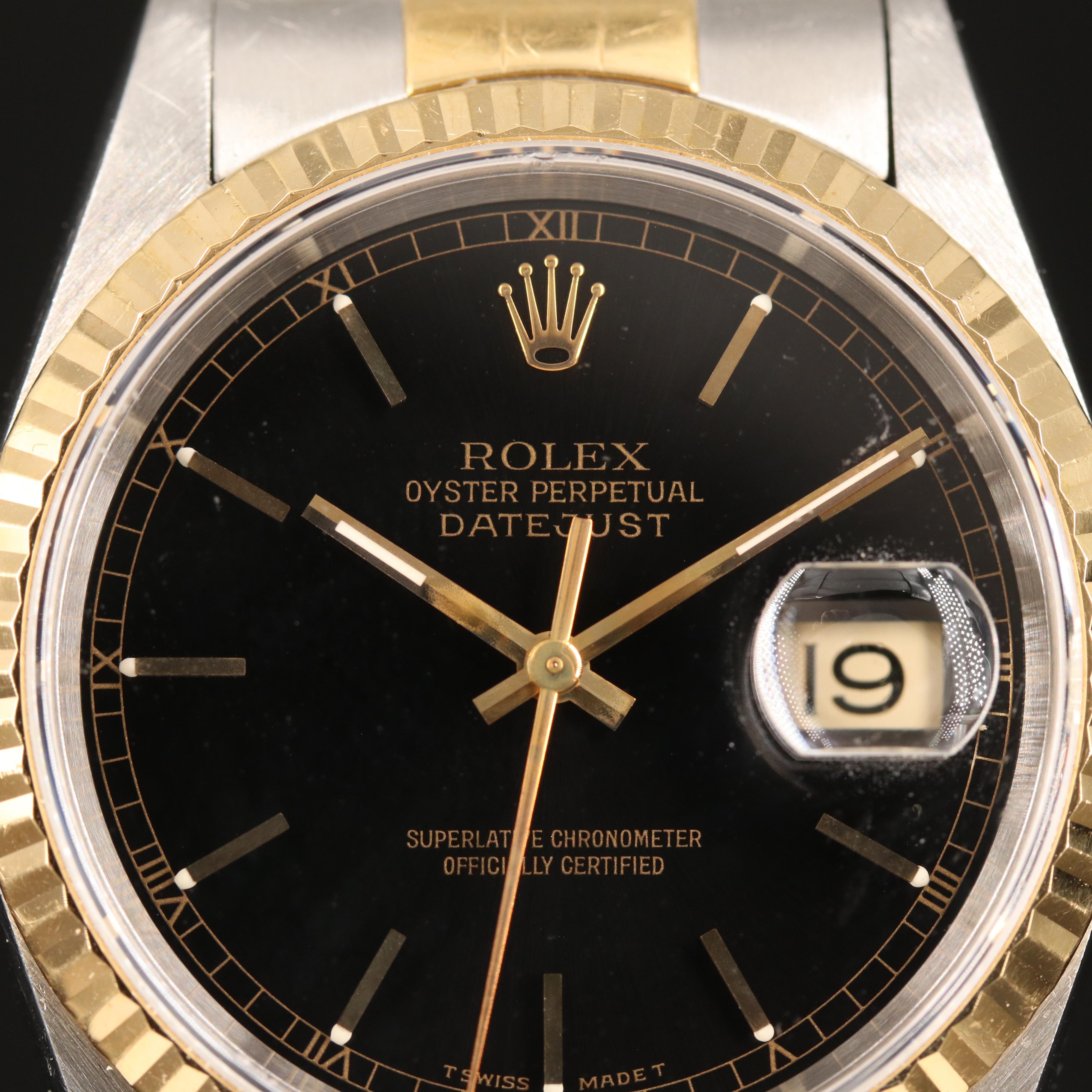 1995-1996 Rolex Oyster Perpetual Datejust Watch