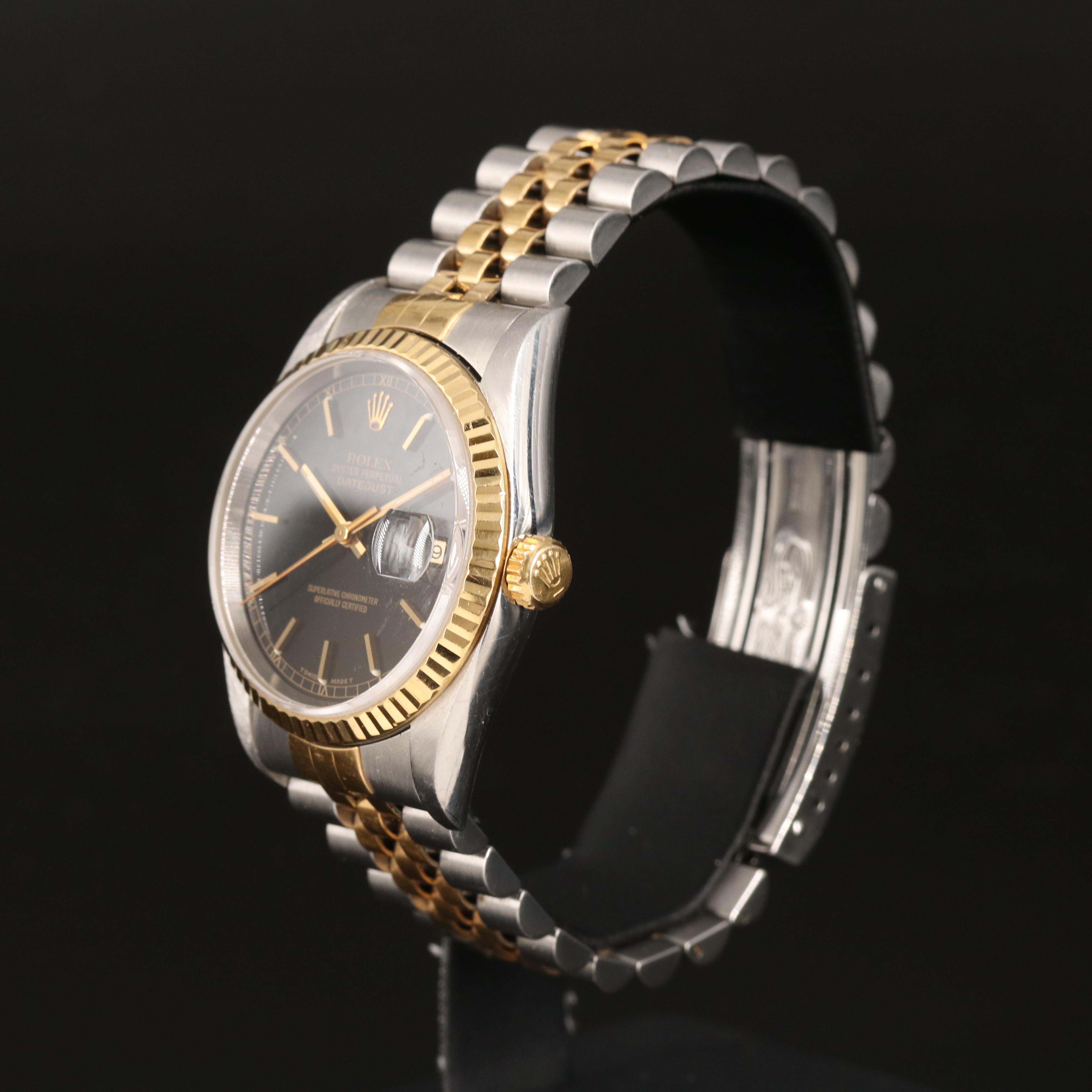 1995-1996 Rolex Oyster Perpetual Datejust Watch