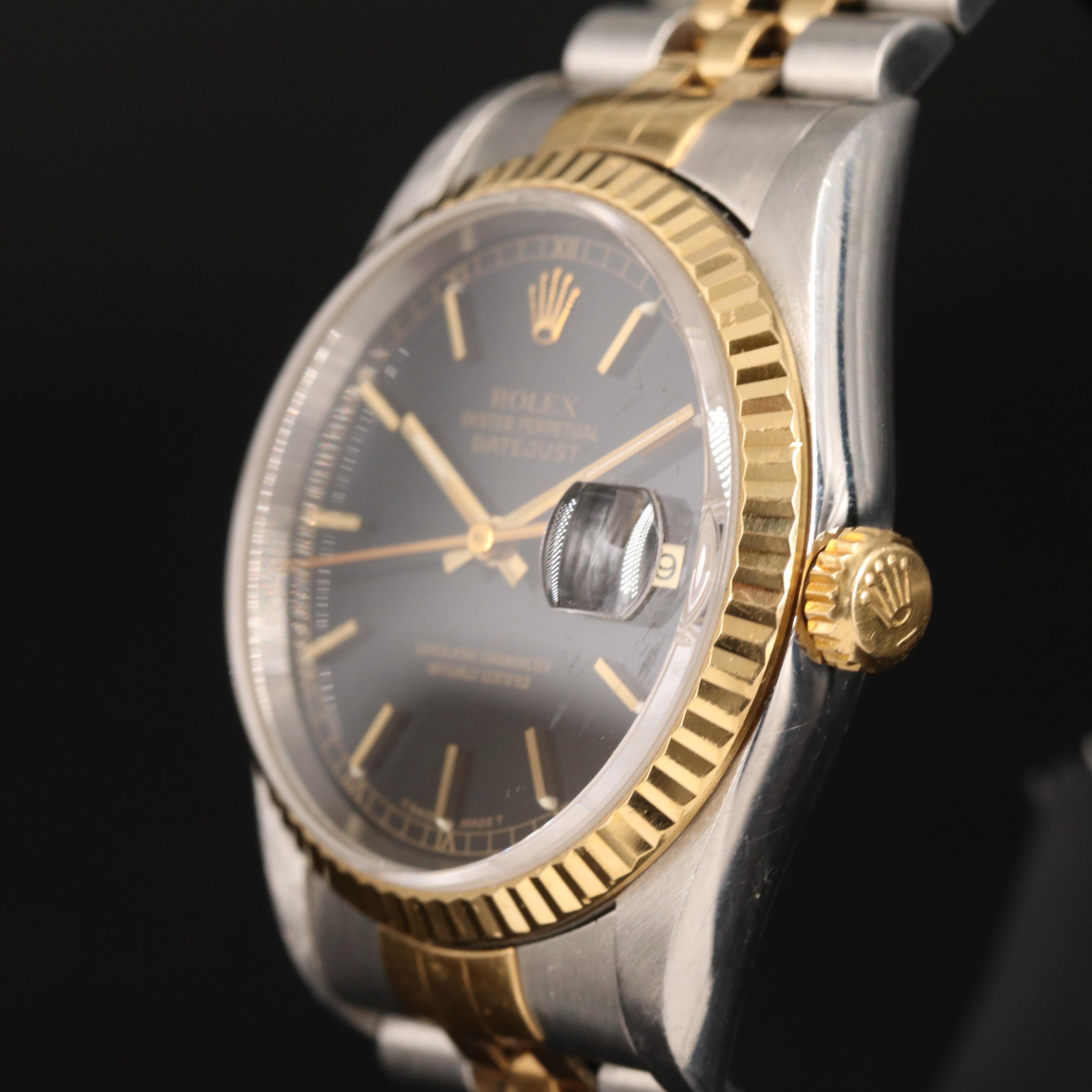 1995-1996 Rolex Oyster Perpetual Datejust Watch