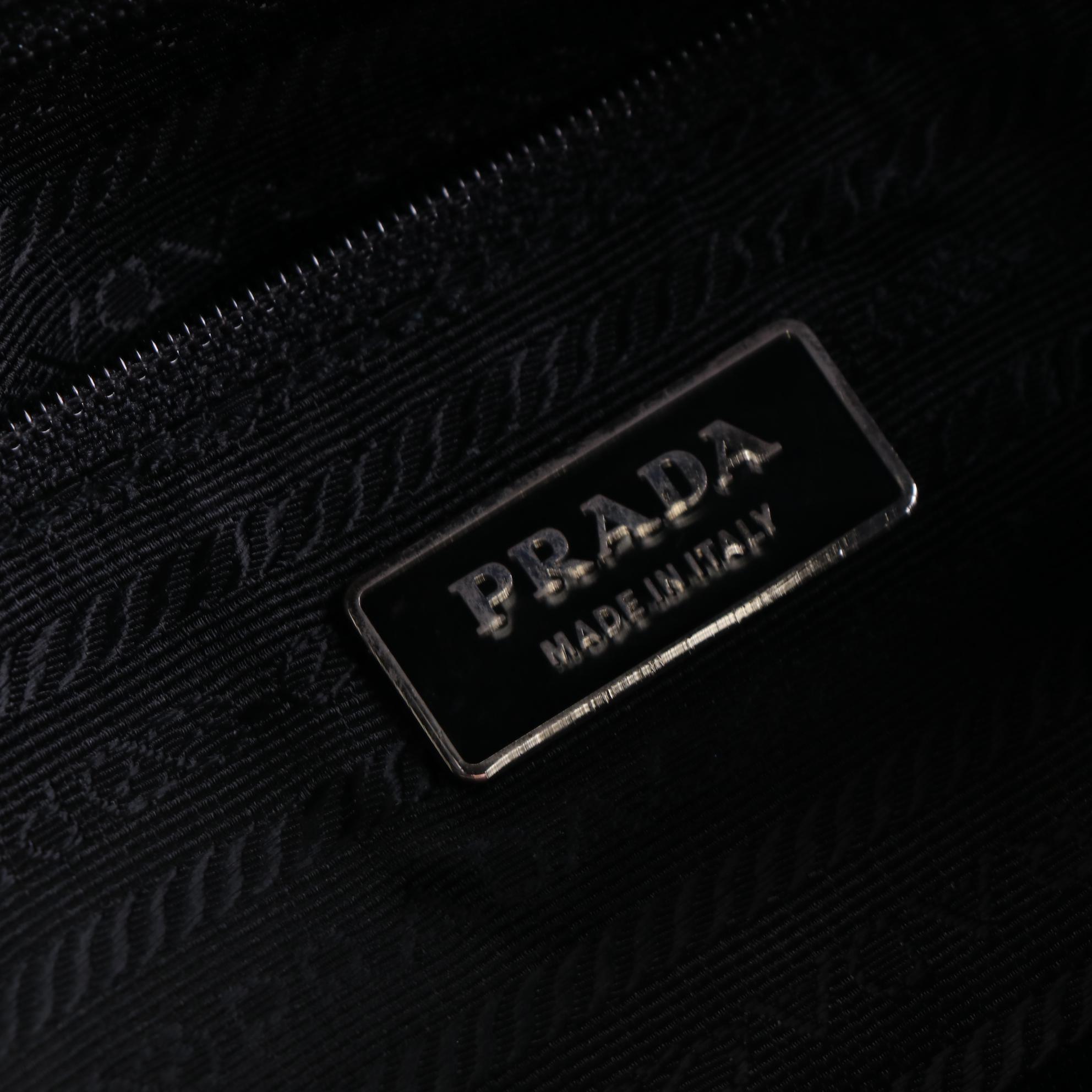 Prada Crossbody Bag in Nylon with Leather Trim