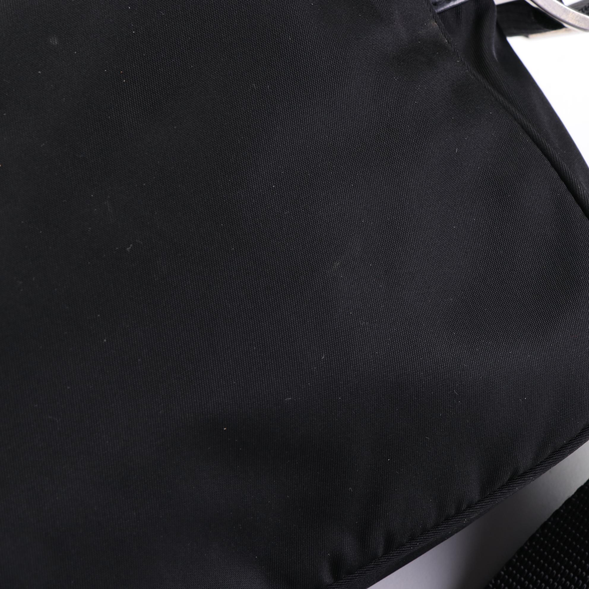 Prada Crossbody Bag in Nylon with Leather Trim