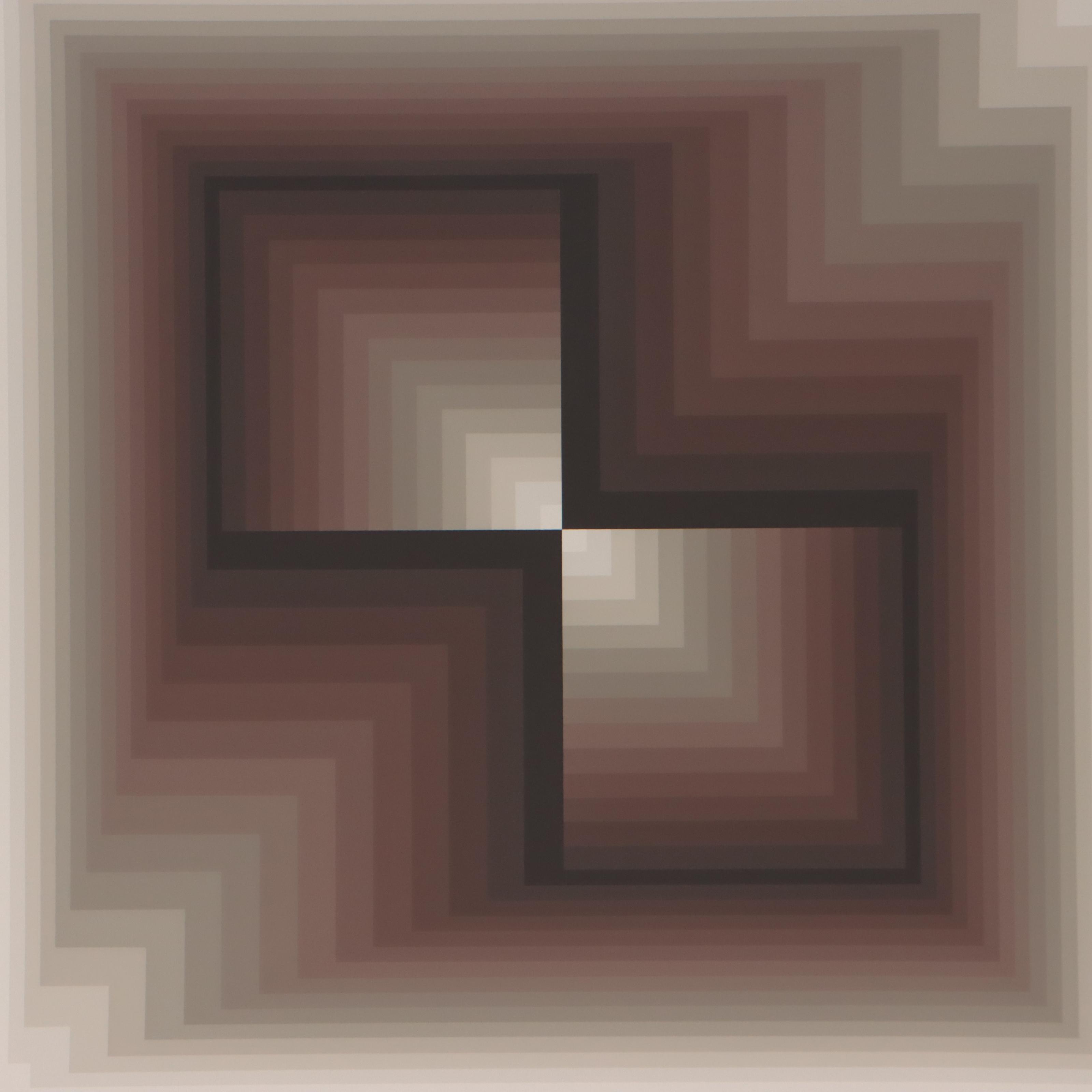 Jurgen Peters Serigraph "Contraction," 1981