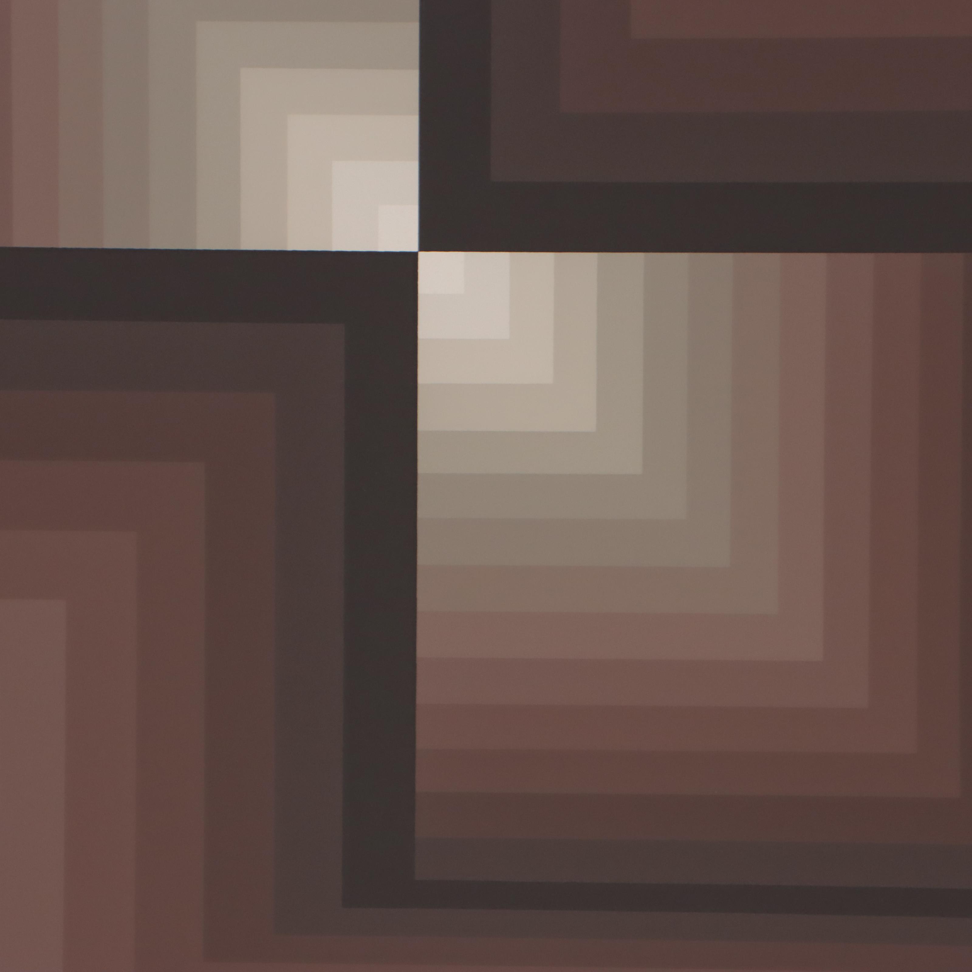 Jurgen Peters Serigraph "Contraction," 1981