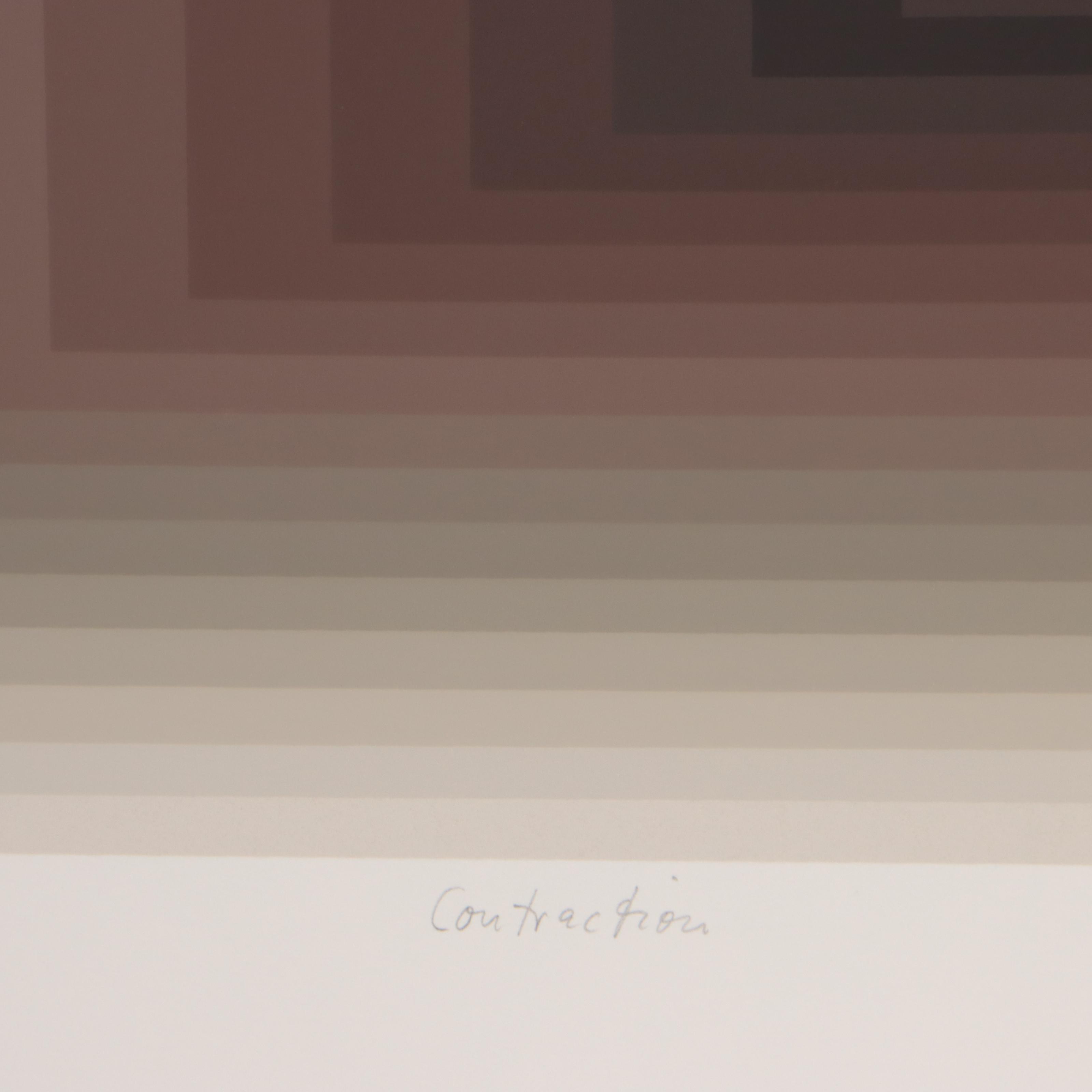 Jurgen Peters Serigraph "Contraction," 1981