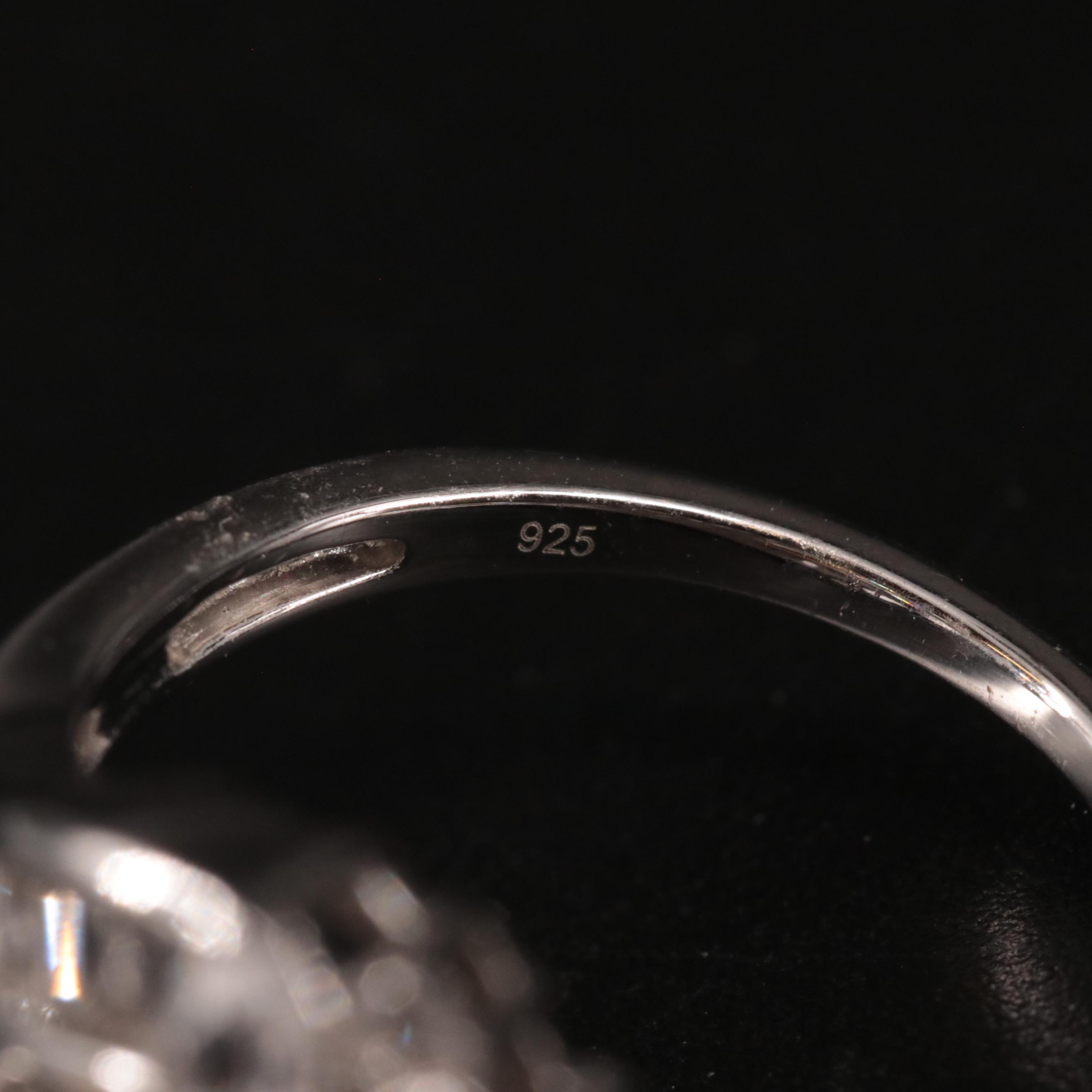 Sterling Silver Pearl and Sapphire Ring