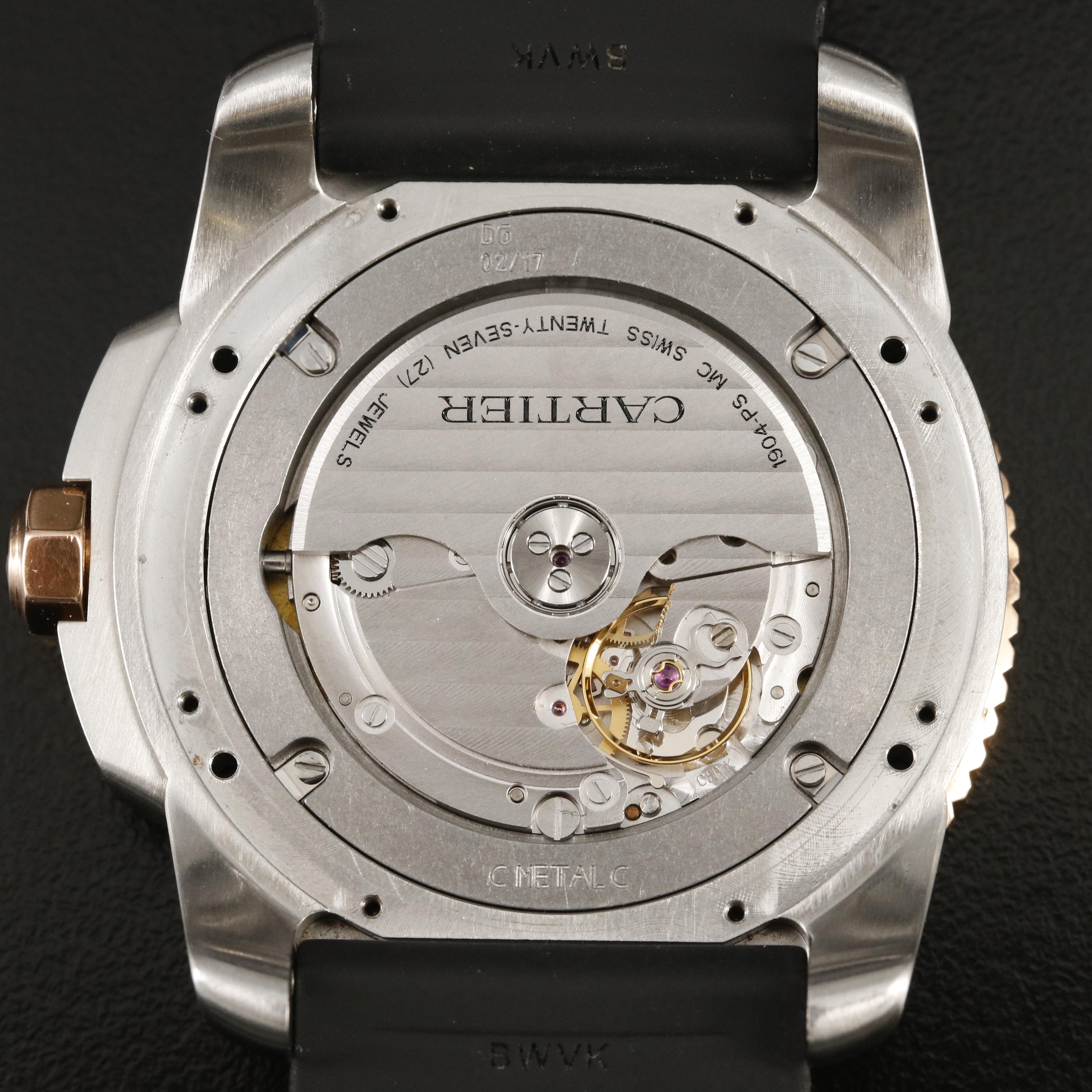 Cartier Calibre de Cartier Diver 18K and Steel Automatic Watch