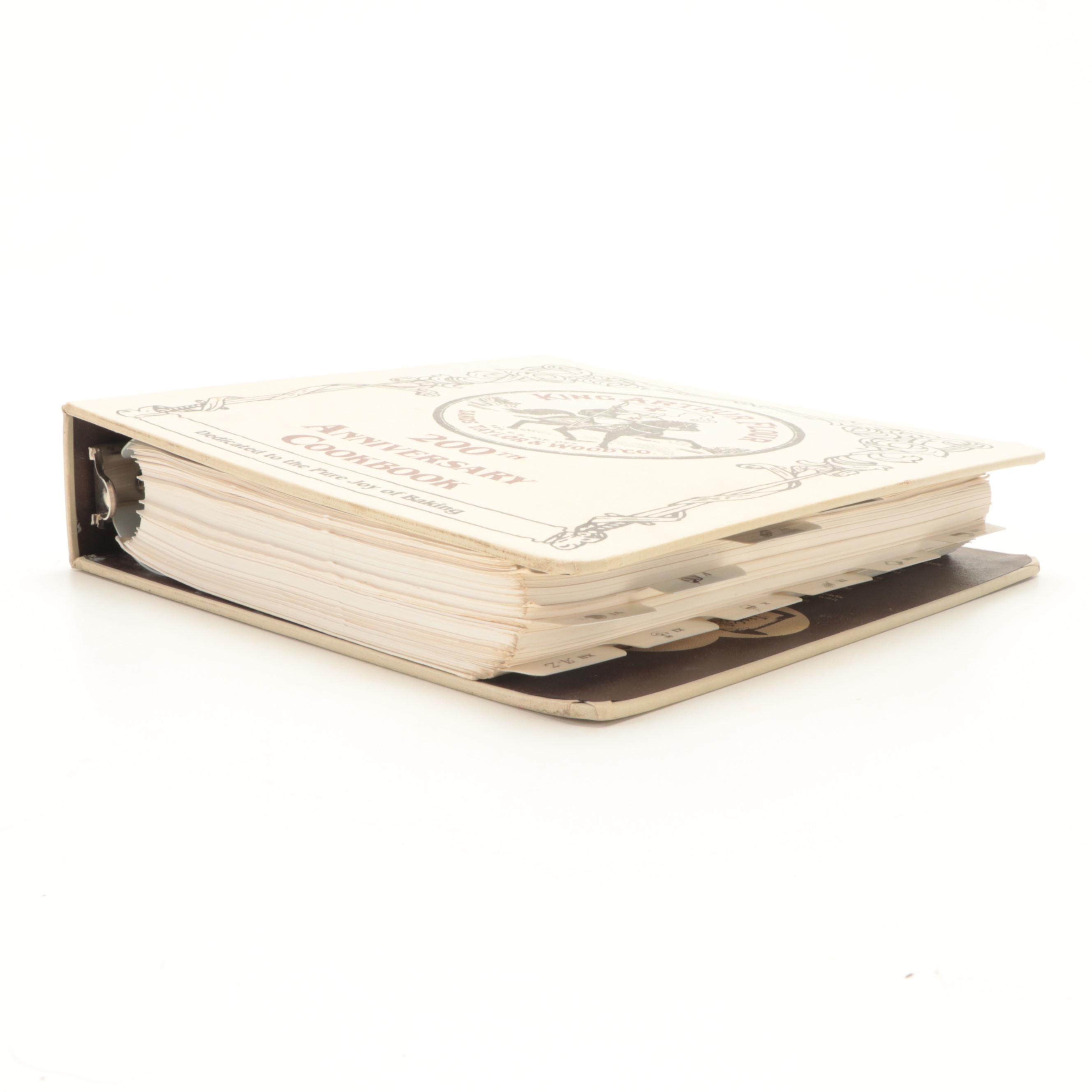 Signed Revised Edition "King Arthur Flour 200th Anniversary Cookbook," 1991