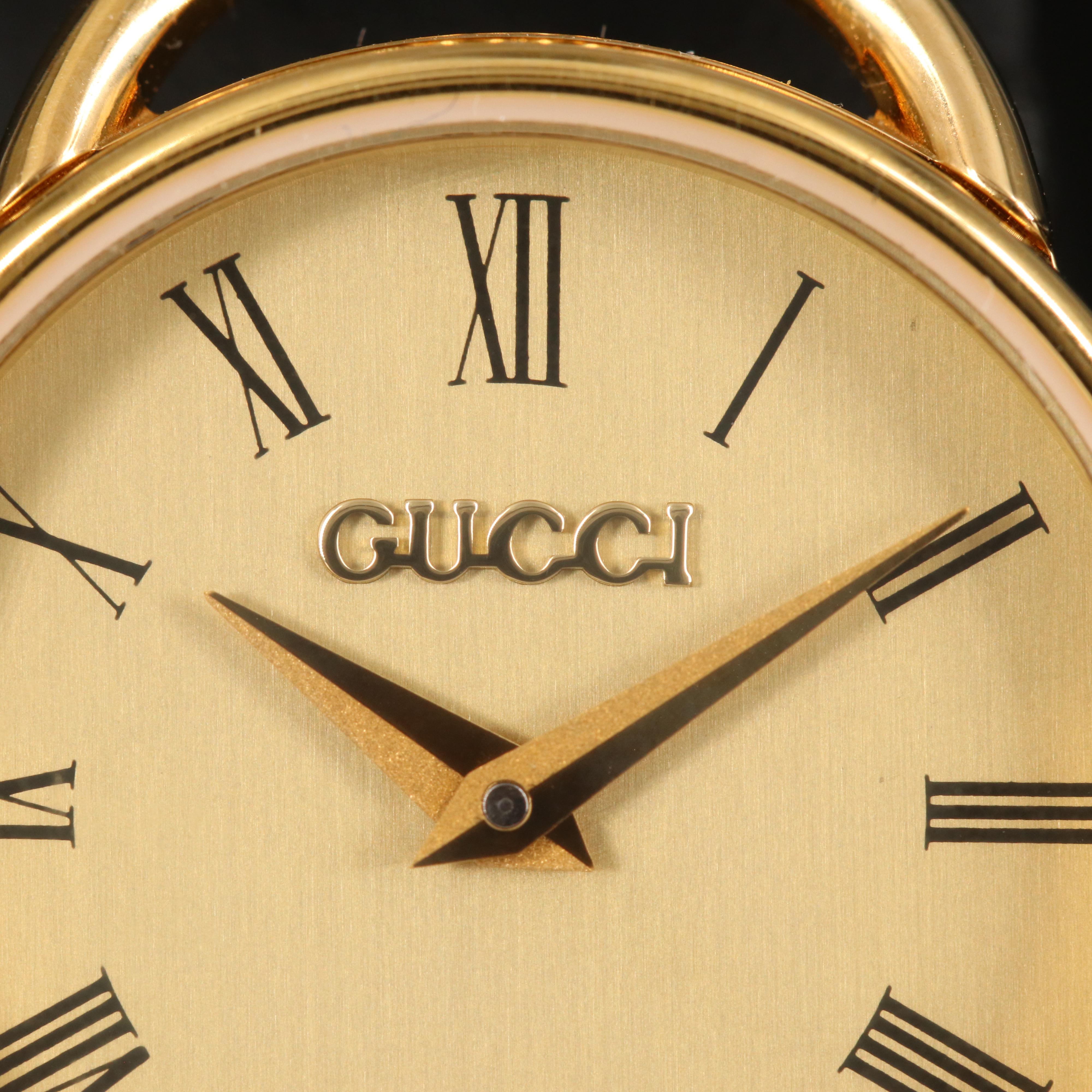 Gucci Roman Dial Gold Plated Watch