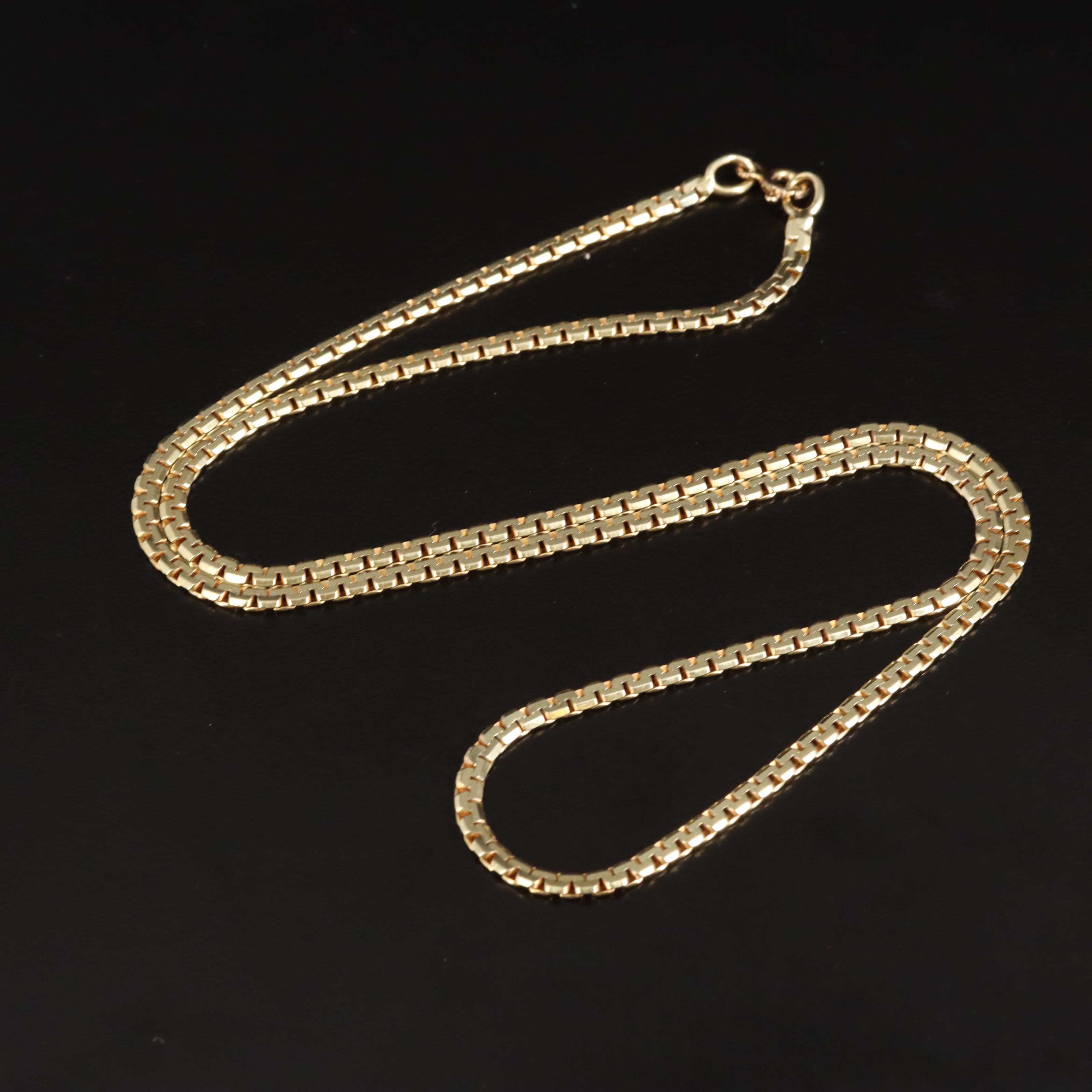 14K Fancy Link Chain
