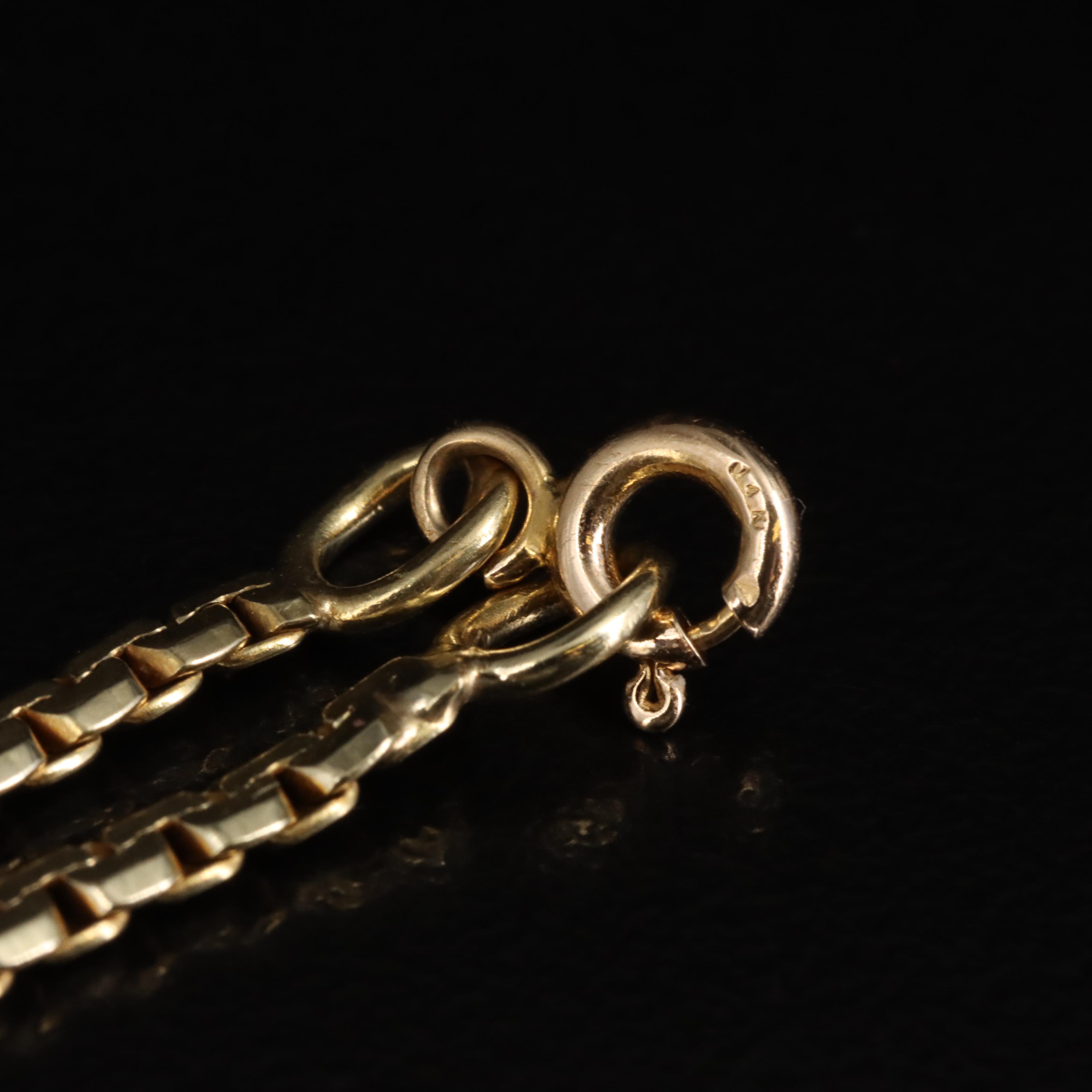 14K Fancy Link Chain